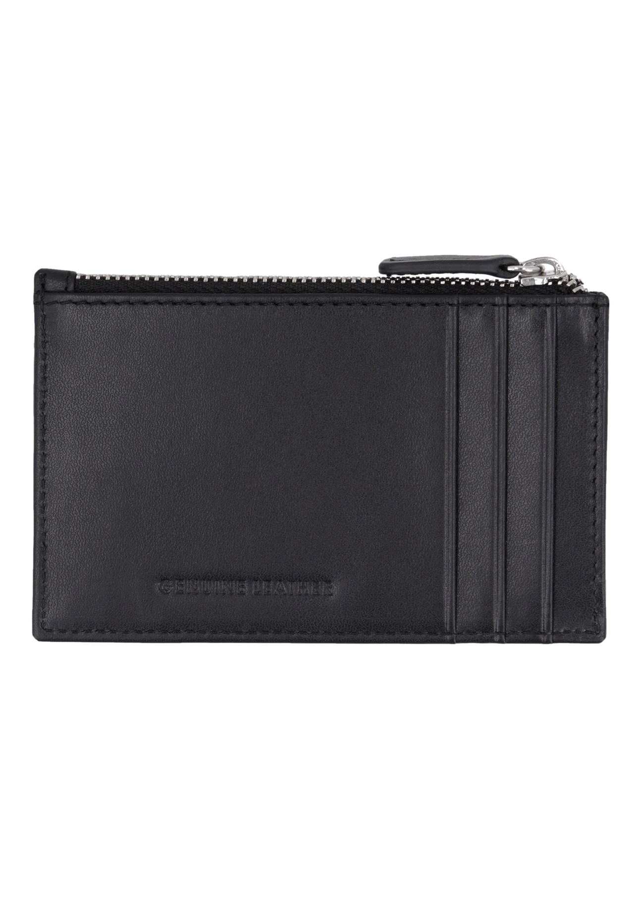 Small men's leather wallet PORMS-0716-99(Z26), product view from the back on a white background.