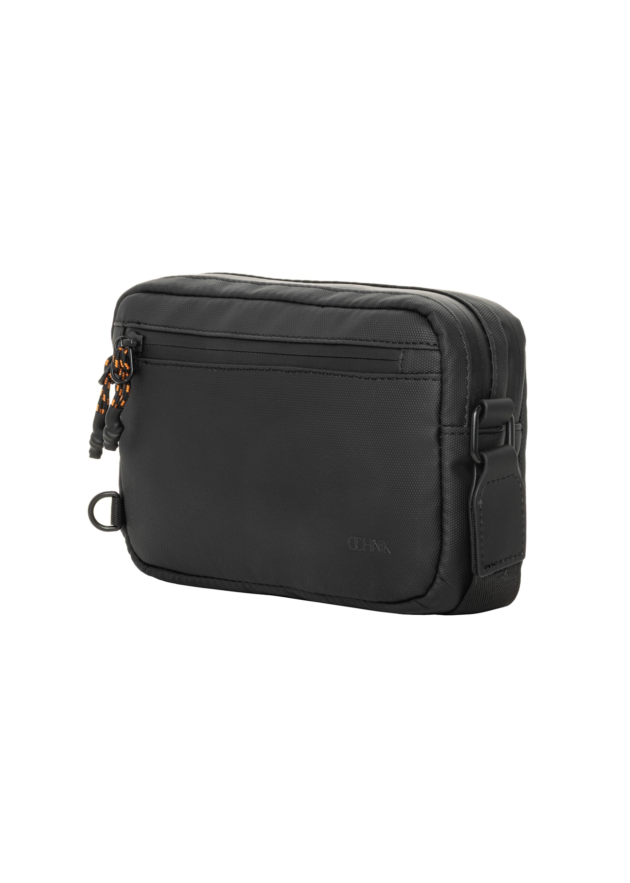 Black men's shoulder bag TORMN-0433-99(Z26), diagonal product view on white background.