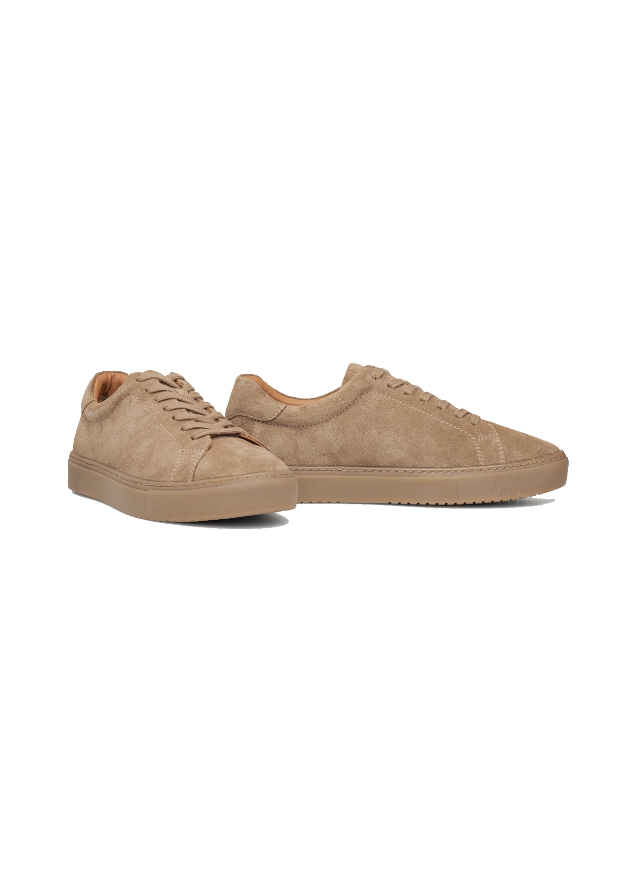 Men's leather shoes in cool beige color BUTYM-0503A-1K(W26)