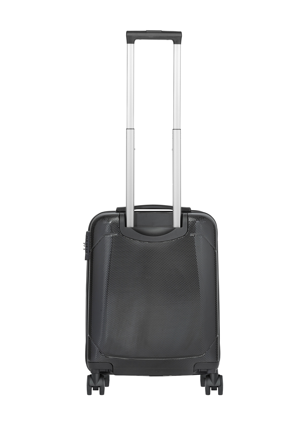 Set of 19'/24'/28' wheeled suitcases WALPC-0014-99(W26), back view of the product on a white background.
