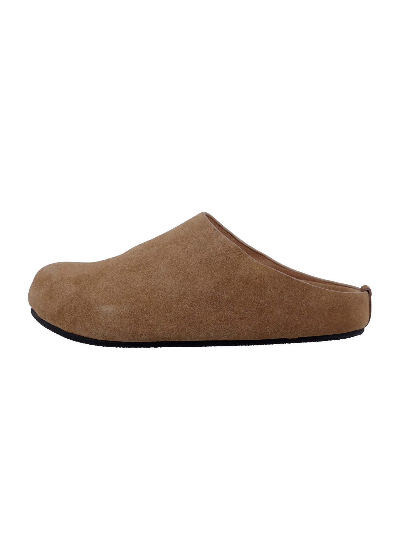 Women's cool beige slippers BUTYD-1322-1K(Z26), side view of the product on a white background.