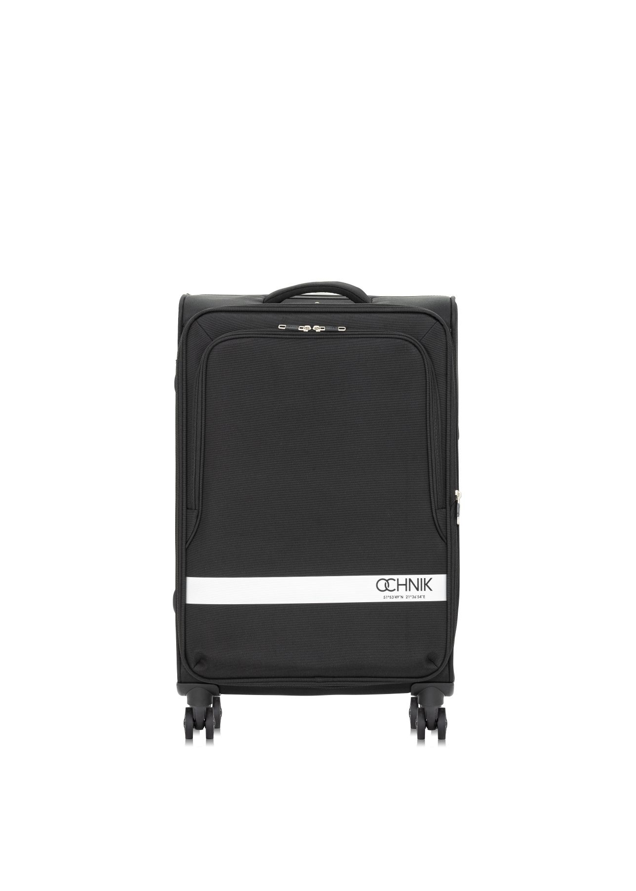 Medium suitcase on wheels WALNY-0037-99-24(W24)-01