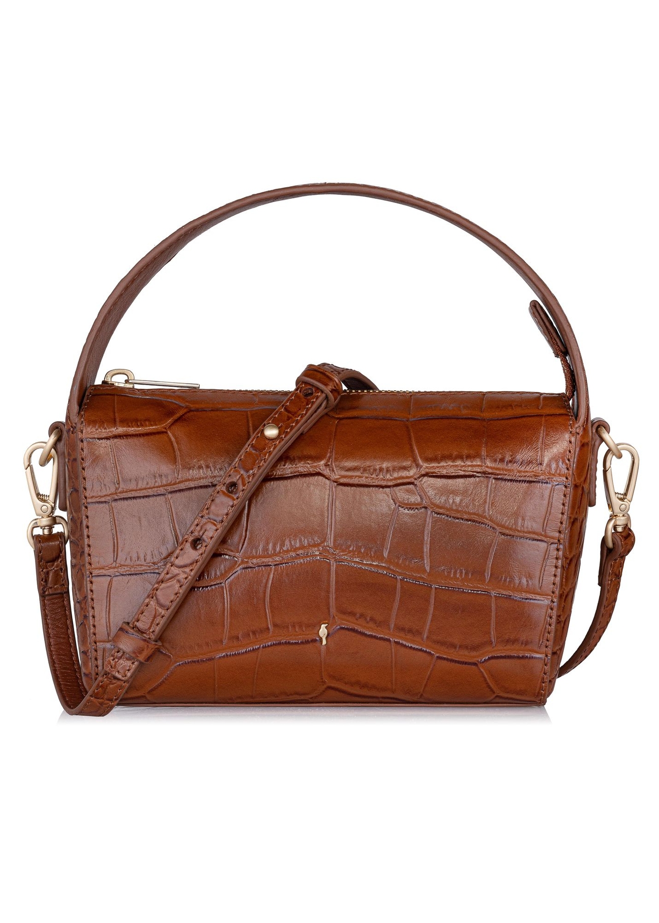Small brown leather handbag for women TORES-0997-87(W24)-01