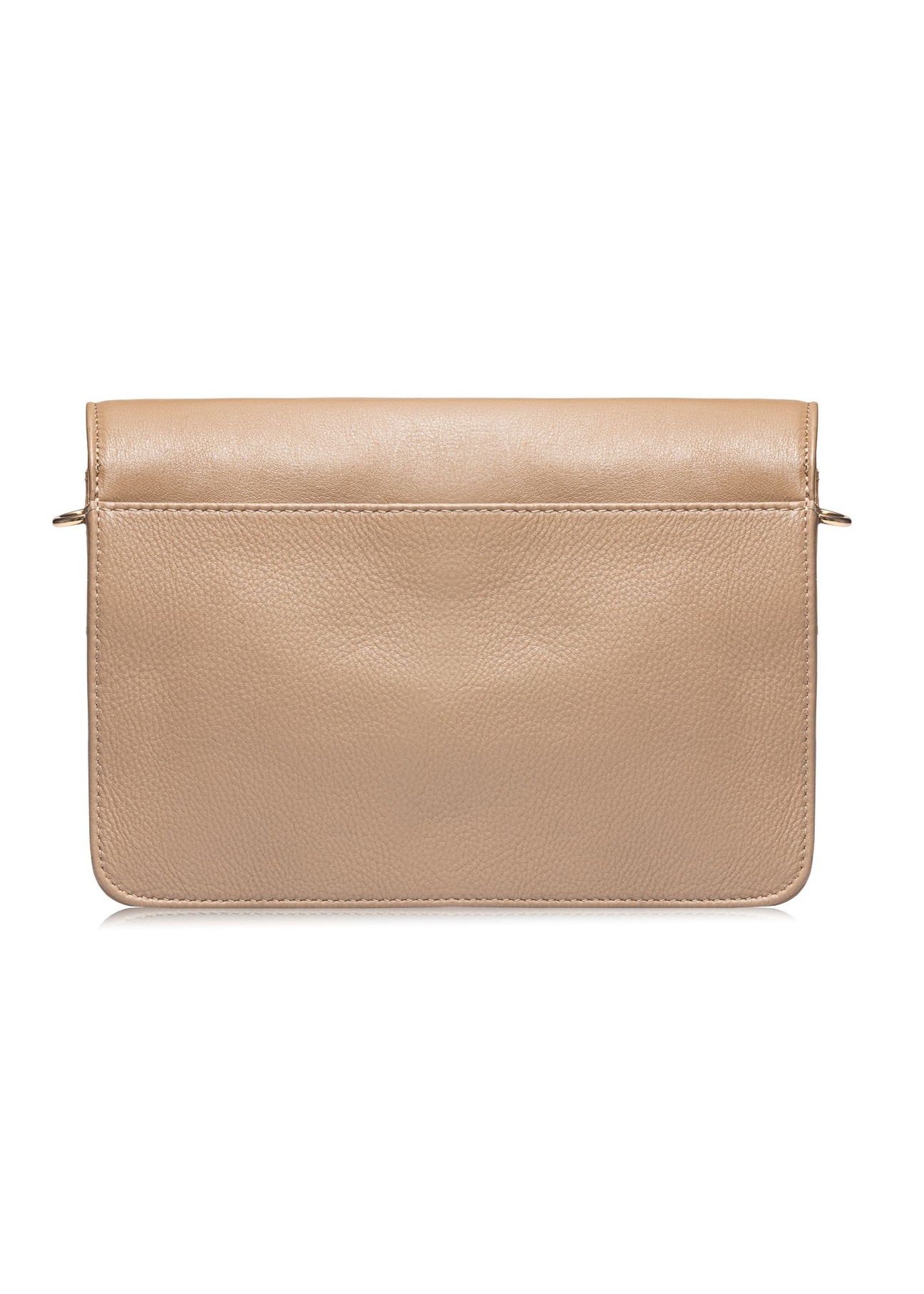 Beige small leather women's handbag TORES-1080D-81(W25)-03