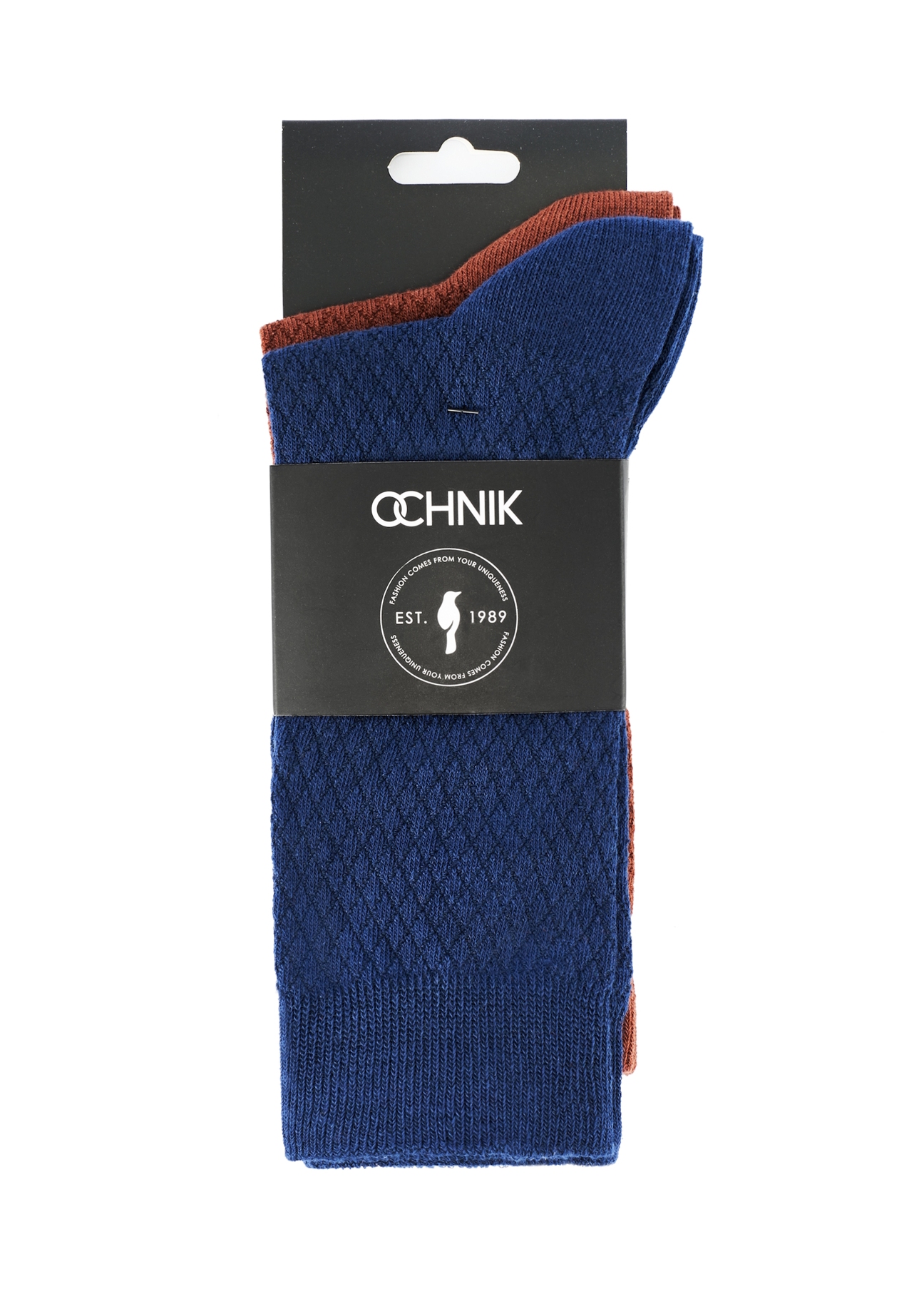 Set of men's long socks ZESMT-0058-69(Z25), view of the product in the packaging on a white background.