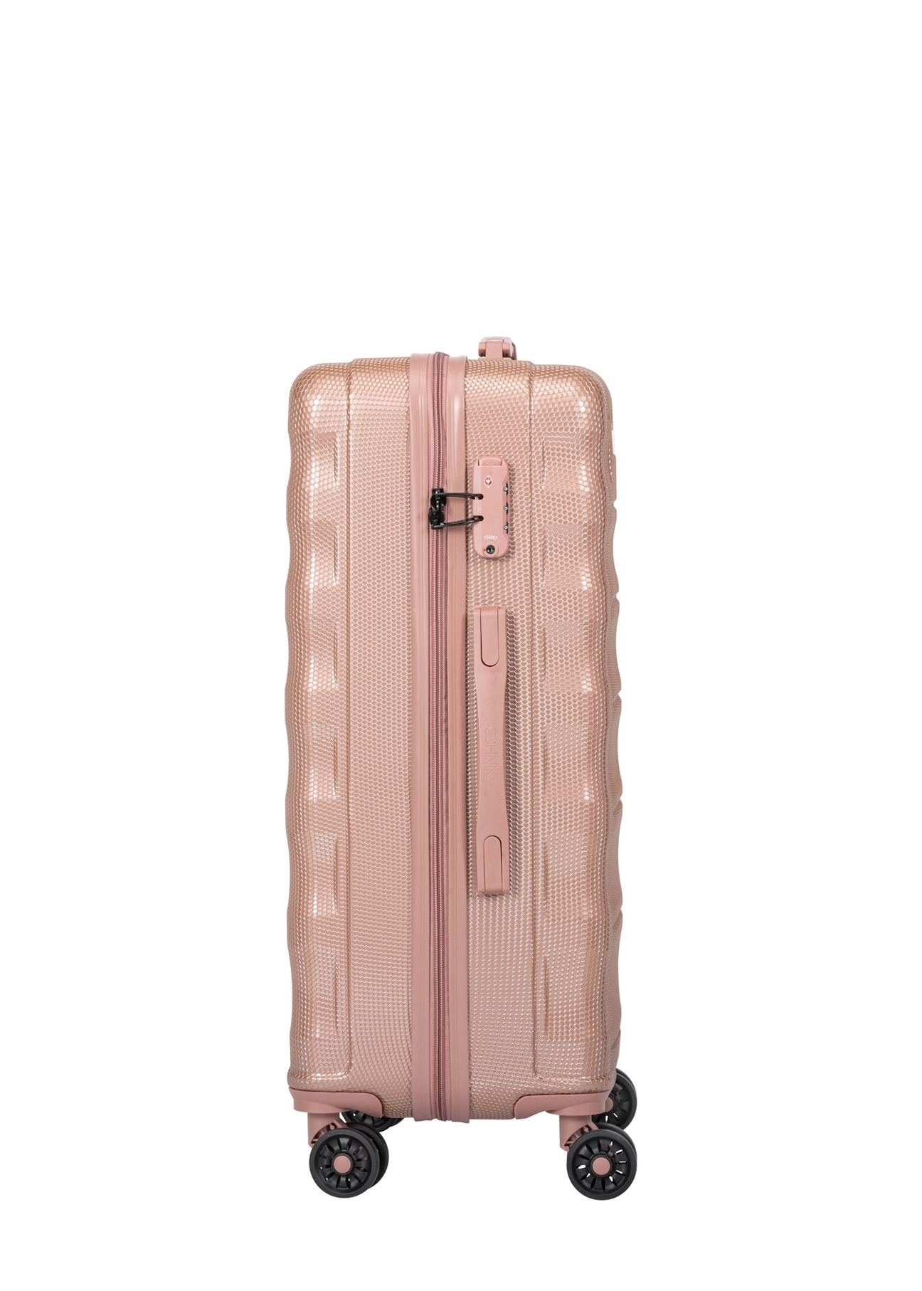 Set of 19'/24'/28' wheeled suitcases WALPC-0015-5B(W26), side view of the product on a white background.