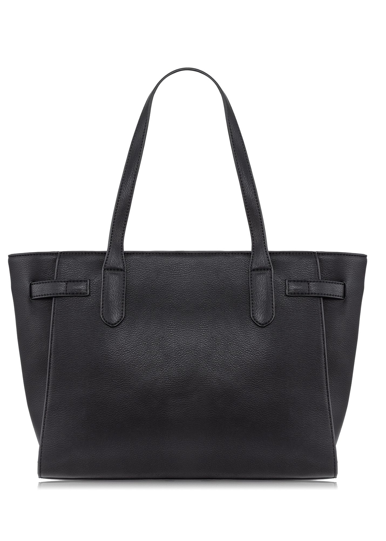 Black women's handbag with logo TOREC-0776-99(W23)-04
