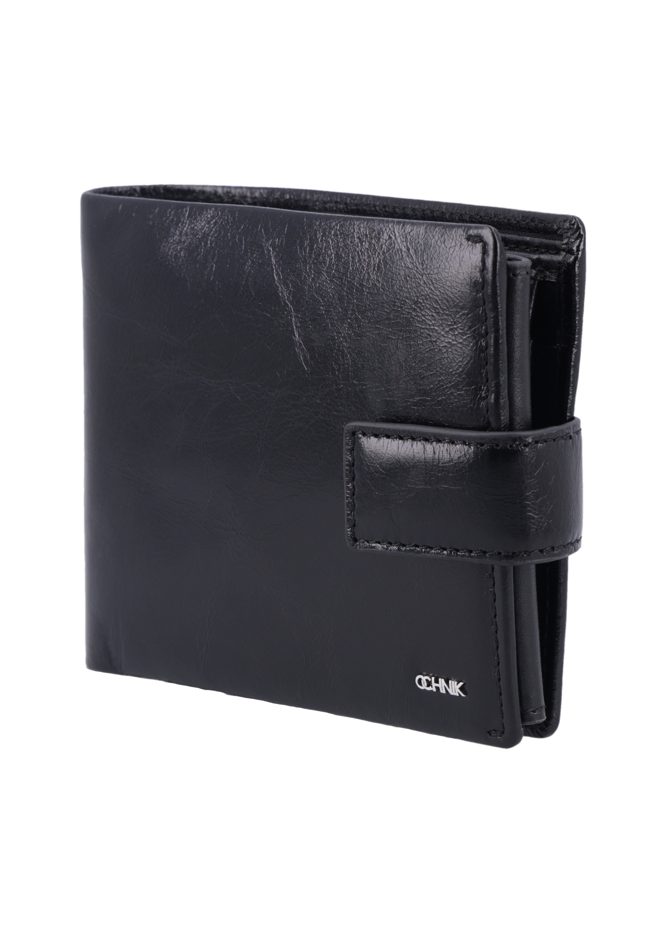 Black leather men's wallet PORMS-0731-99(Z26)