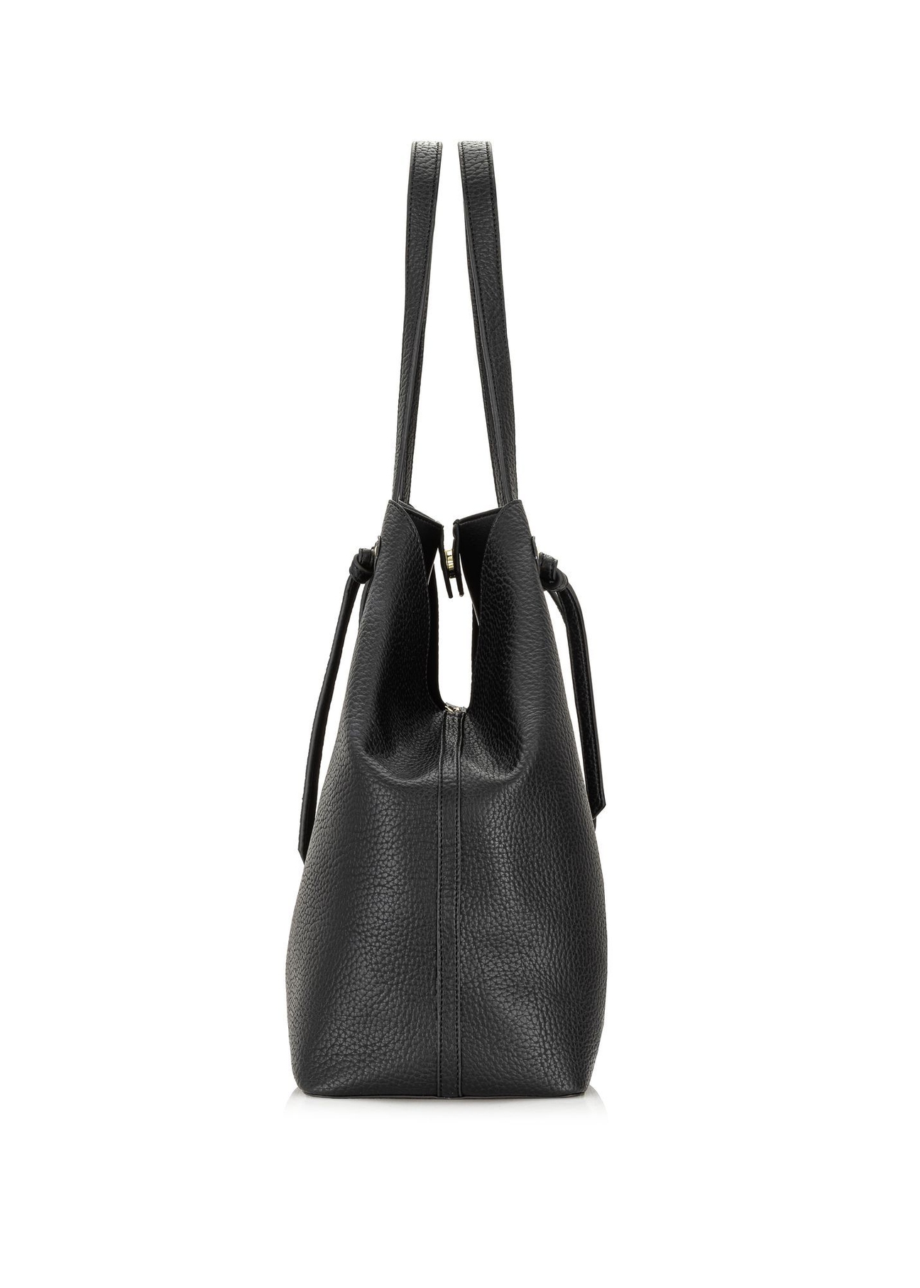 Large black shopper bag TOREC-0995A-99(Z25)