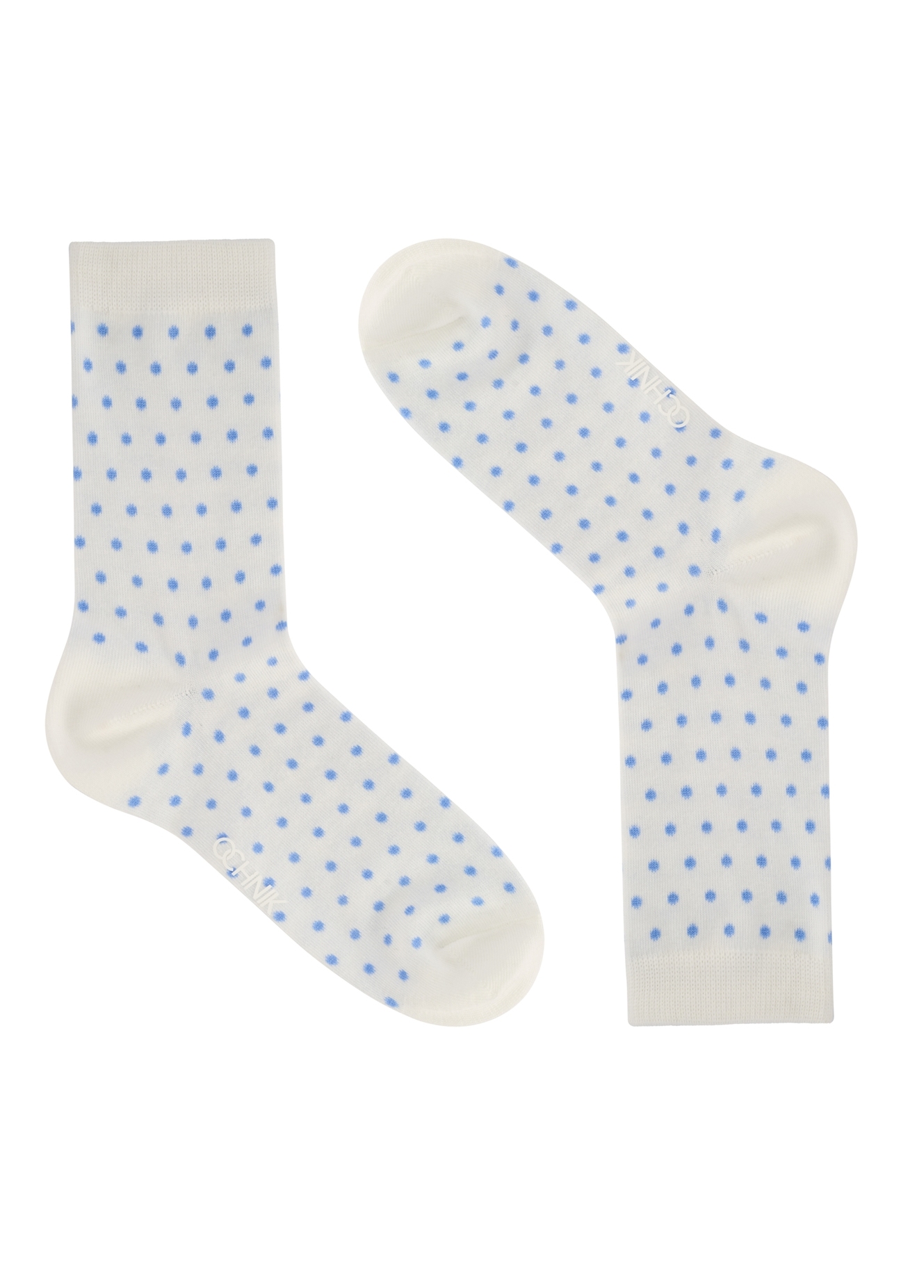 Set of women's long socks ZESDT-0043-0P(W26) - product view from above, on a white background.