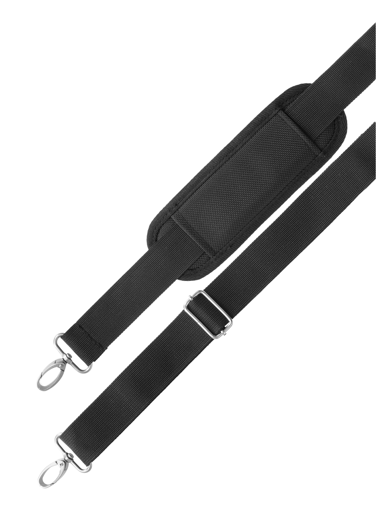 Cosmetic bag WALNY-0046-99-14(W26), view of the detachable strap of the product on a white background.