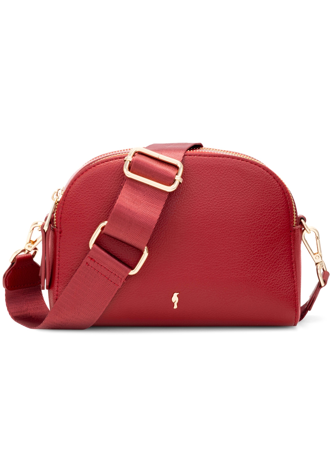 Small red women's handbag TOREC-0036E-42(Z25), front product view on white background.