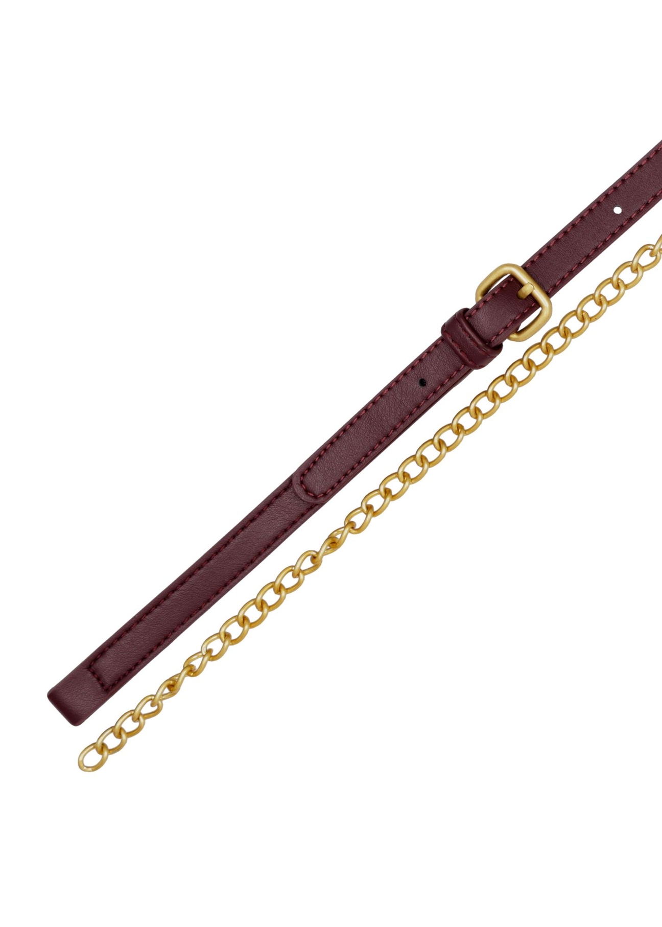 Burgundy small women's handbag TOREC-1285-4P(Z26) - product view from above, on a white background.
