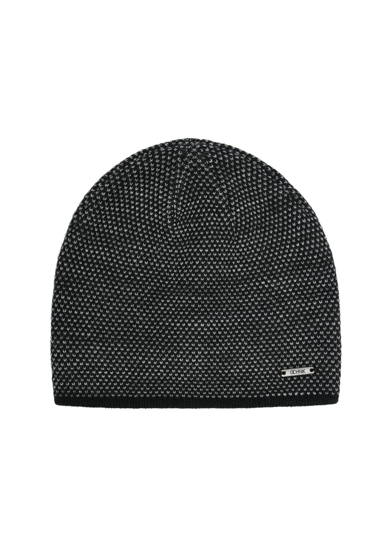 Men's black set with hat and scarf ZESTM-0006-9J(Z26)