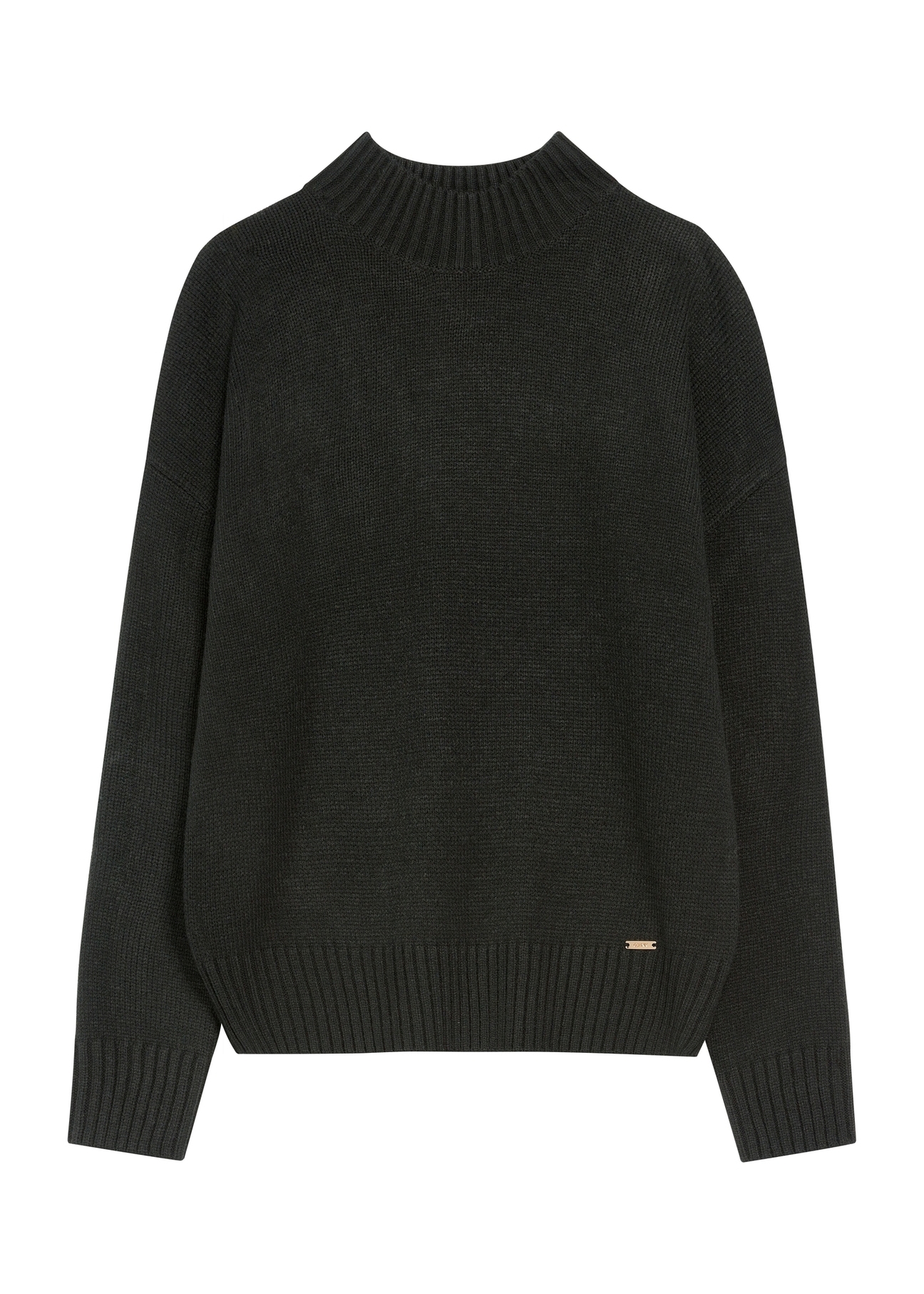 Black classic women's sweater SWEDT-0186A-99(Z25)