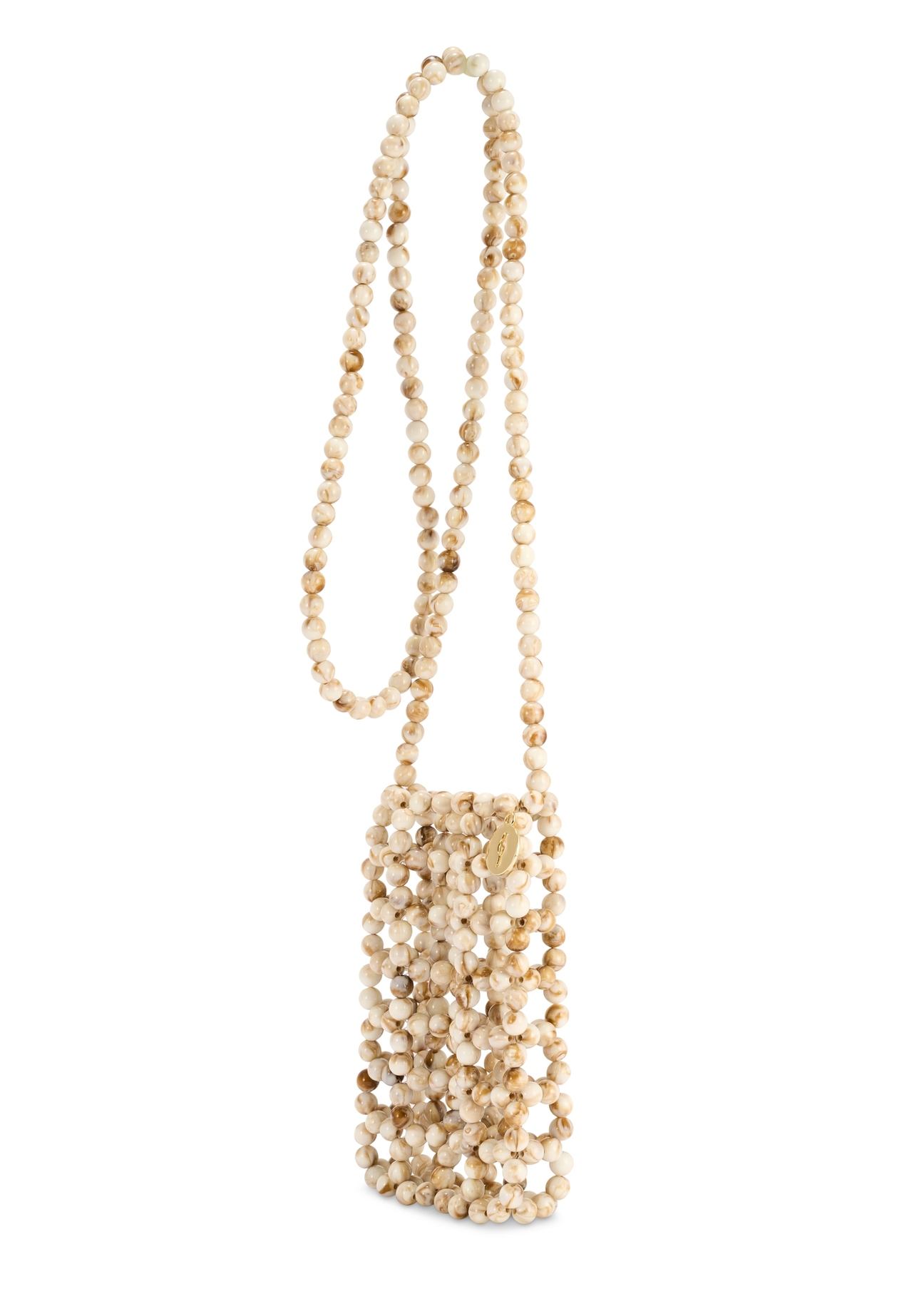 Beaded phone case TOREC-1145-0C(W26) - diagonal product view, on a white background.