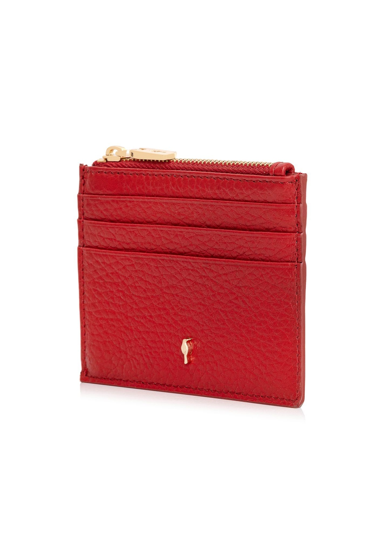Small women's leather wallet PORES-0806G-42(Z25), diagonal product view on white background.