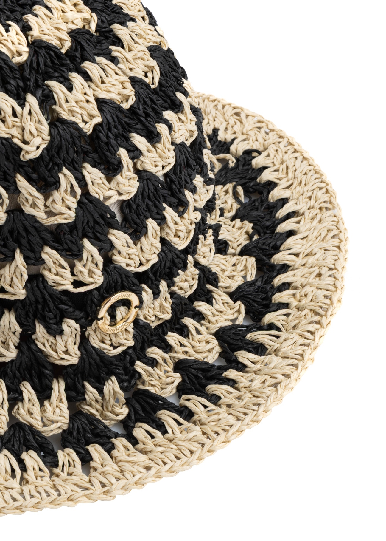 Women's straw hat KAPDT-0048-1H(W26), close-up of the product on a white background.