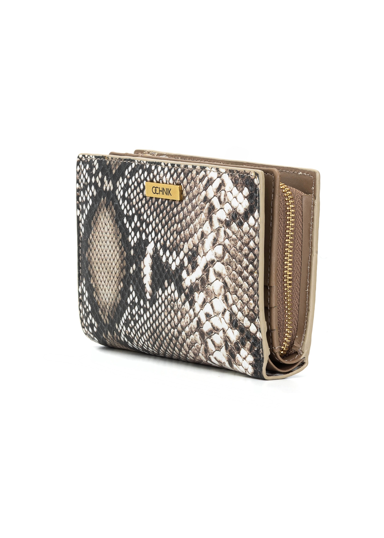 Medium women's leather wallet PORES-0970-86(Z25), diagonal product view on white background.
