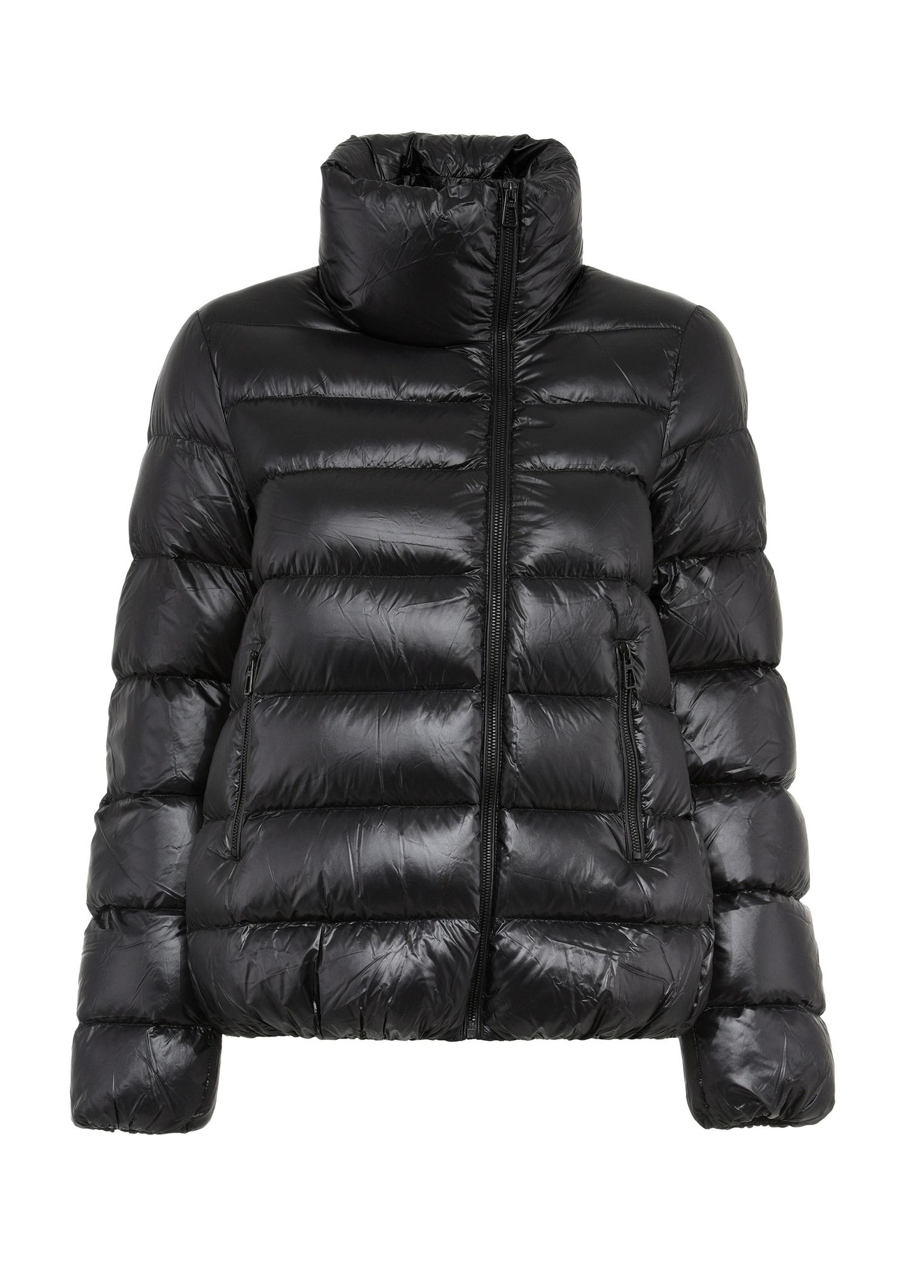 Black quilted women's winter jacket KURDT-0305-99(Z24) pic. 4