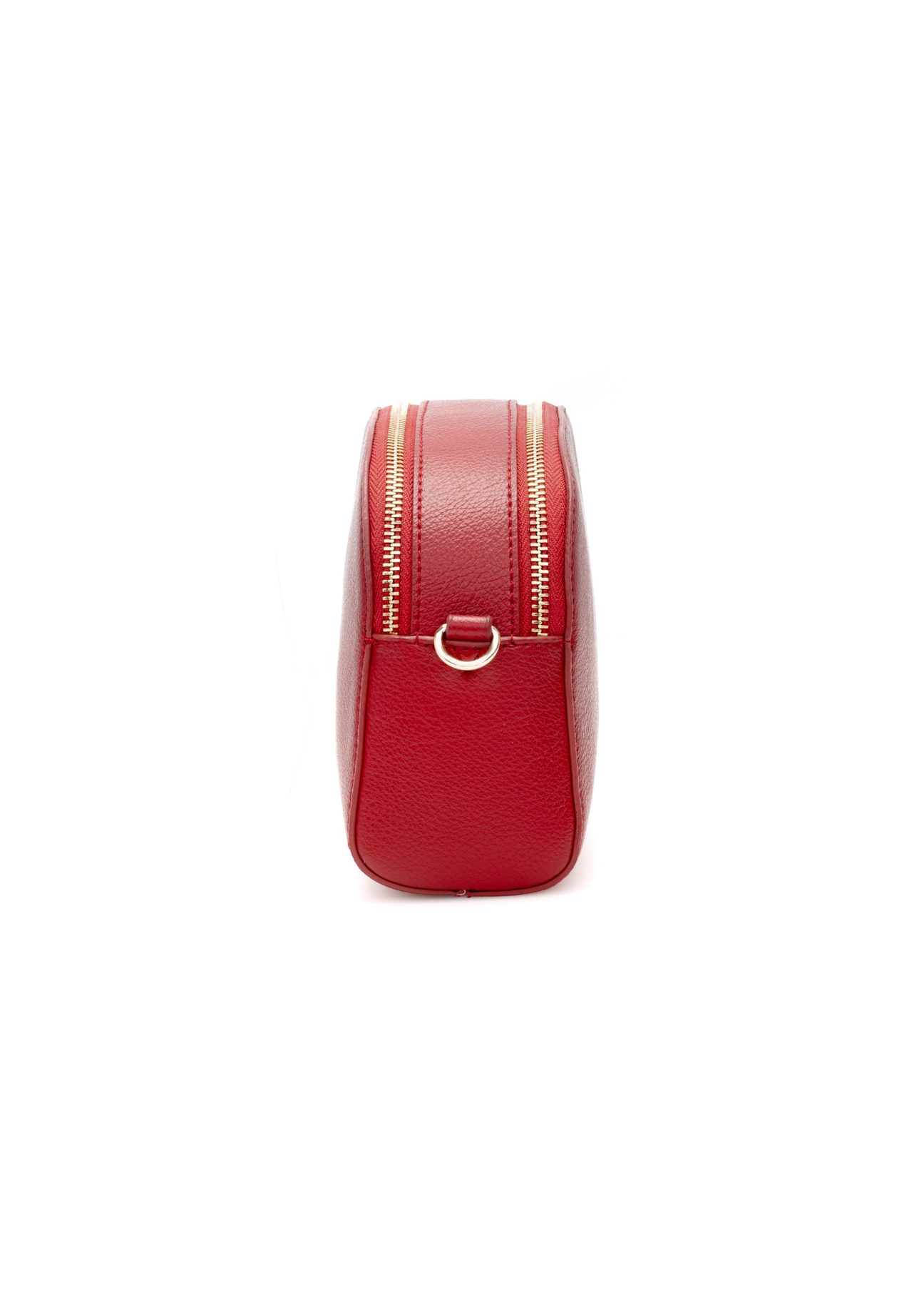 Small red women's handbag TOREC-0036E-42(Z25), side product view on white background.