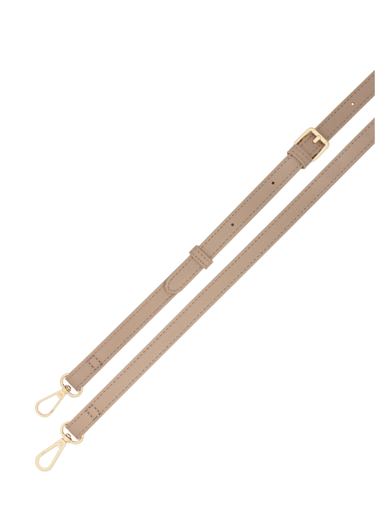 Beige mini women's phone bag TOREC-1368-1B(Z26), product strap view on white background.
