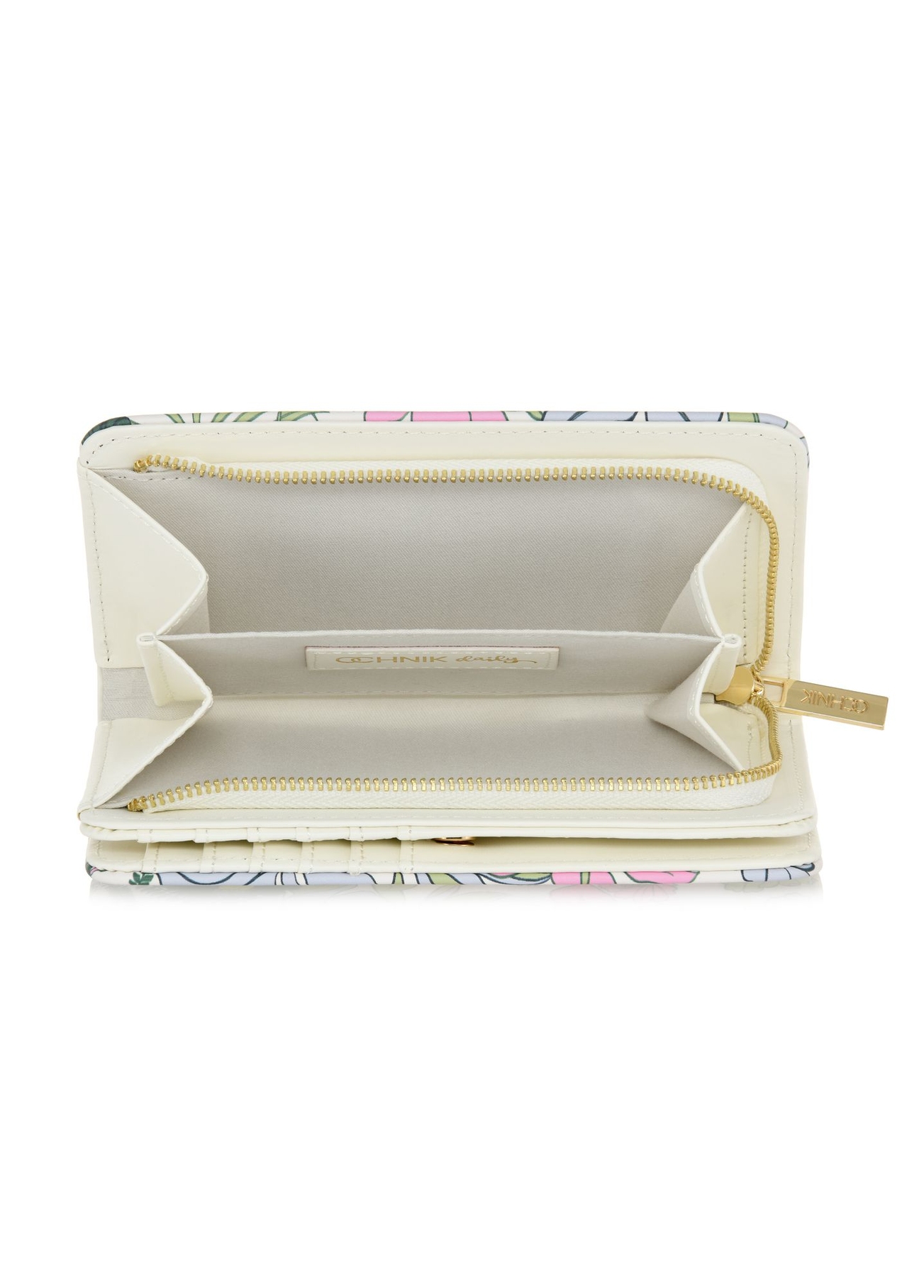 Women's wallet with floral pattern POREC-0373-15(W24)-05
