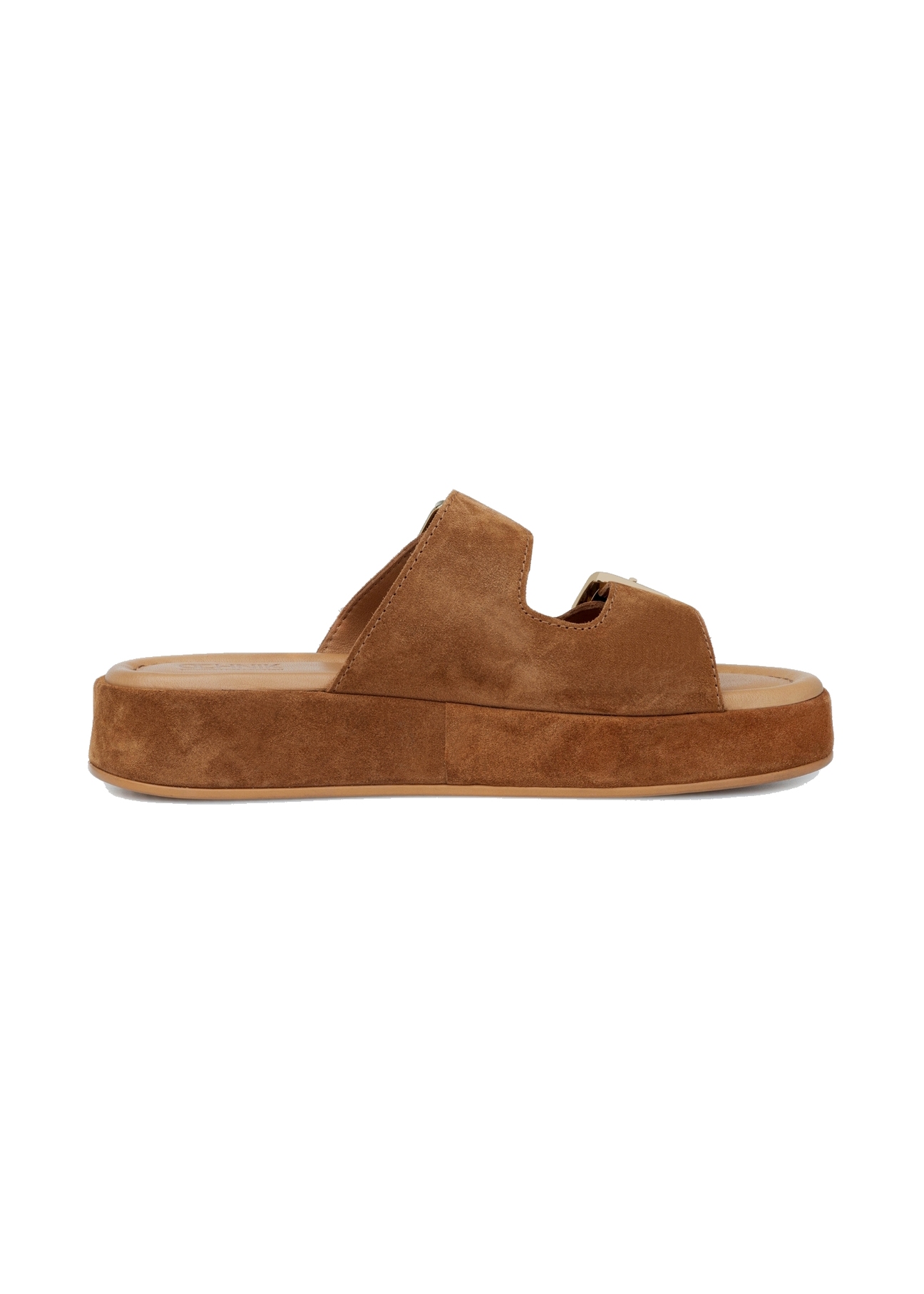 Women's suede platform flip-flops BUTYD-1242-1D(W26)