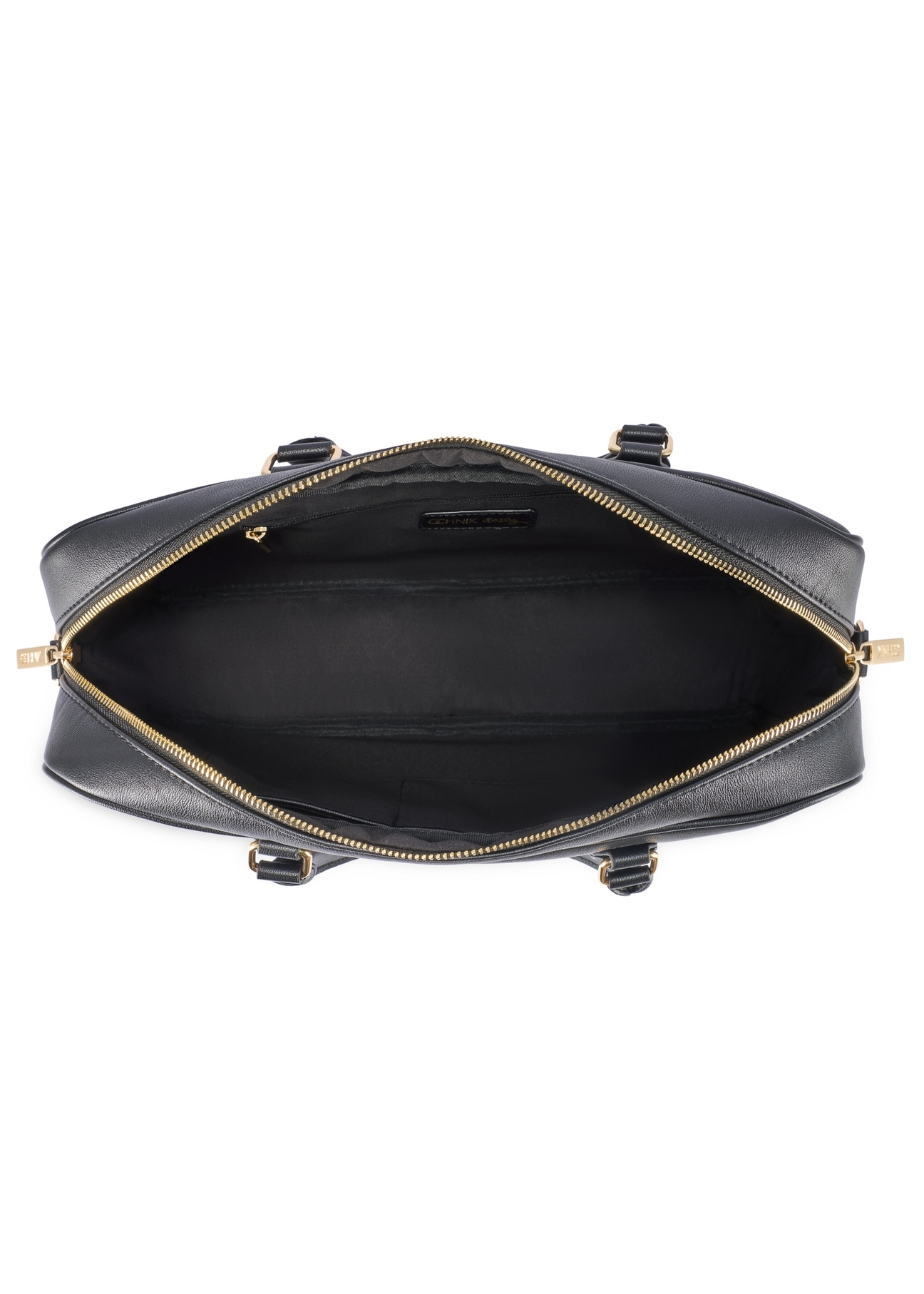 Black women's laptop bag TOREC-1209-99(W26) - product view from above, on a white background.