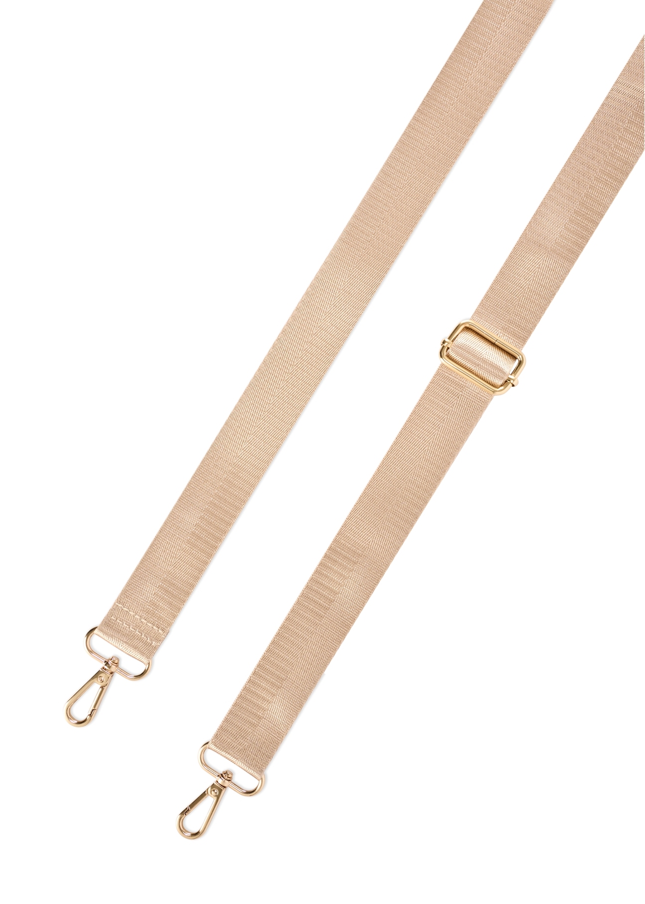 Beige lunchbox bag TOREN-0346-1A(W26) - stripes view, on white background.