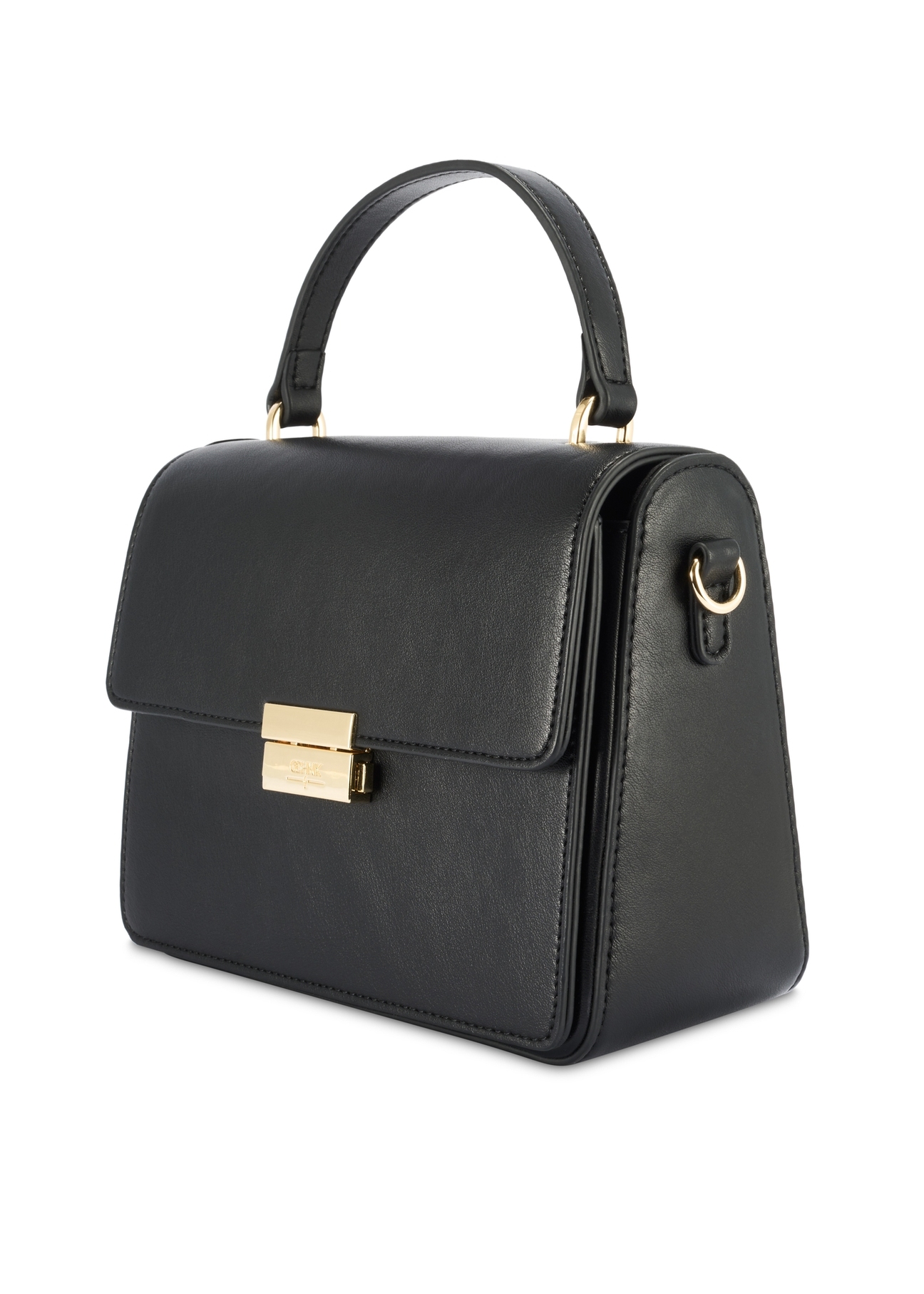 Black women's handbag TOREC-1080-99(Z25), diagonal product view on a white background.