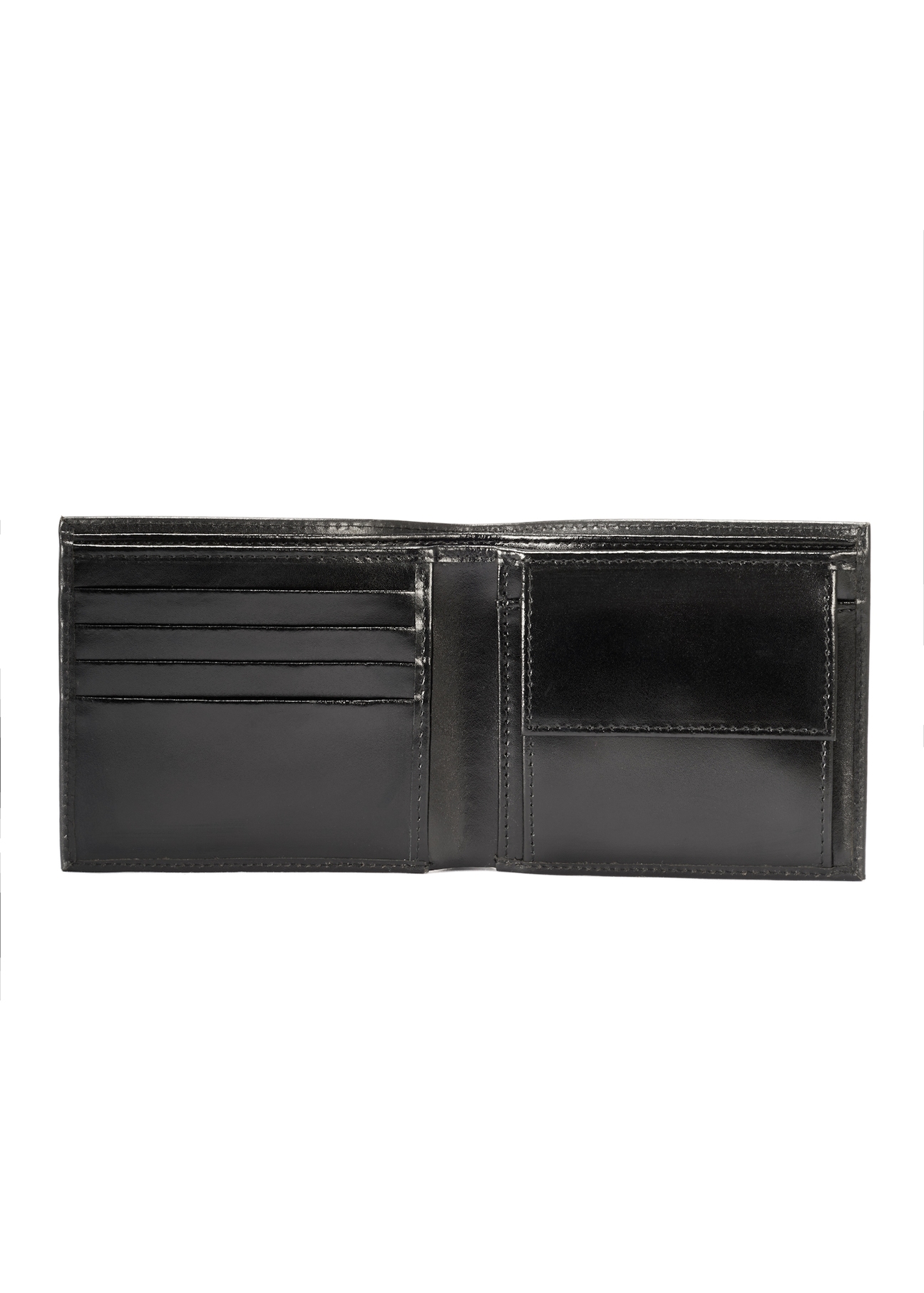 Men's leather wallet in black PORMS-0636-99(W25)