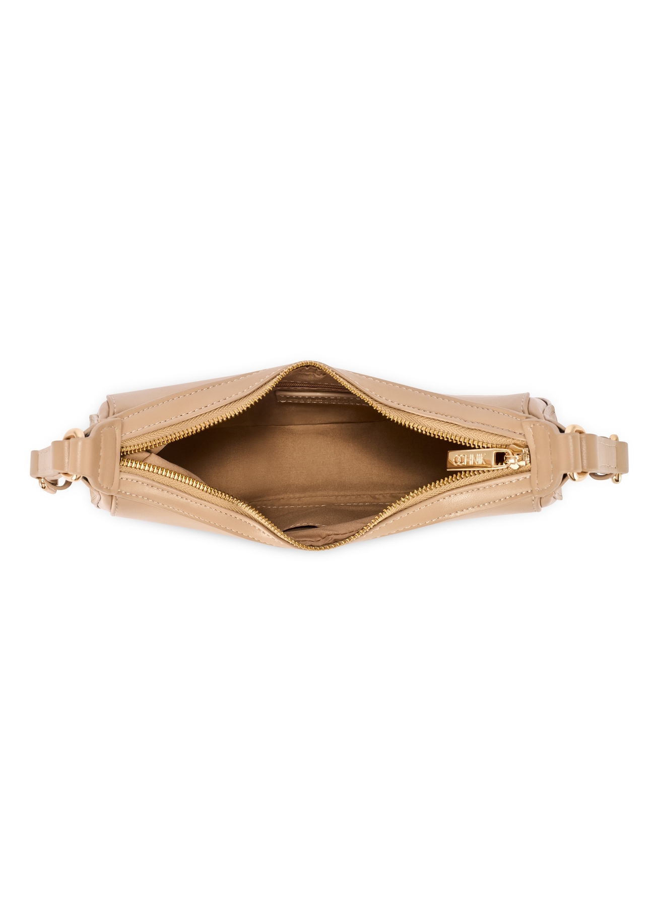 Beige small hobo bag TOREC-1136-1A(W26)