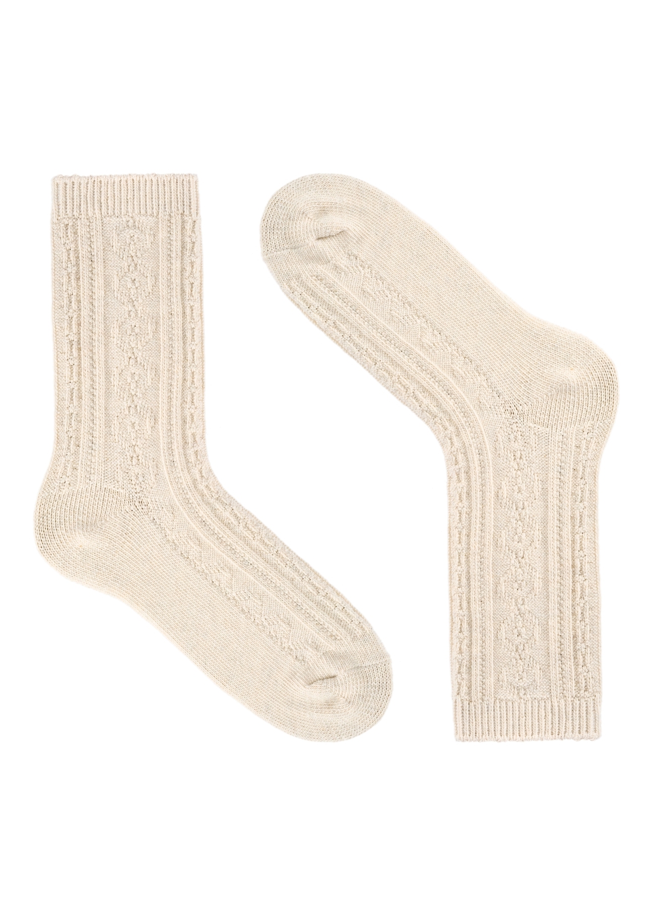 Set of women's long socks ZESDT-0040-15(Z25), view of one pair of the product on a white background.