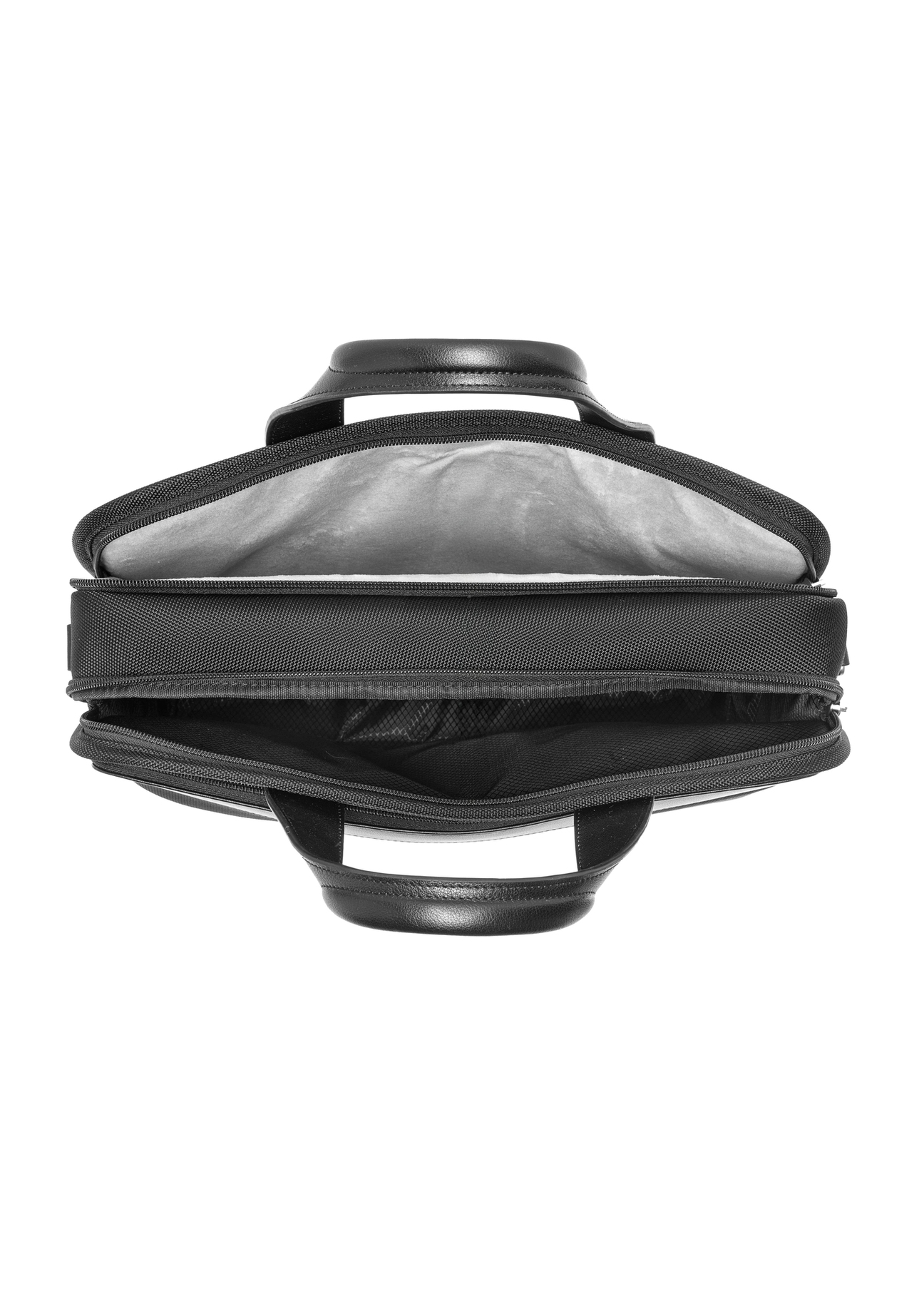 Black men's bag TORMN-0374-99(Z25), product view from above on a white background.