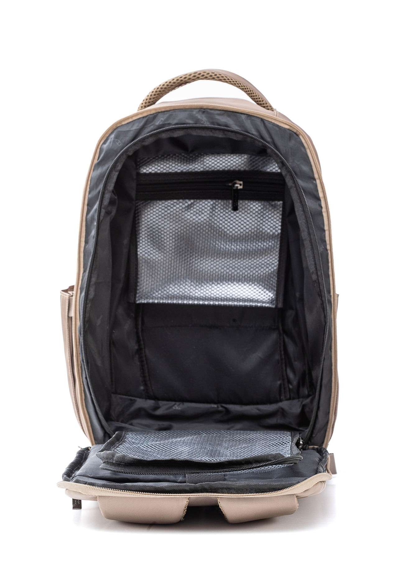 Dark beige airplane backpack PLCMN-0014A-80(Z25)