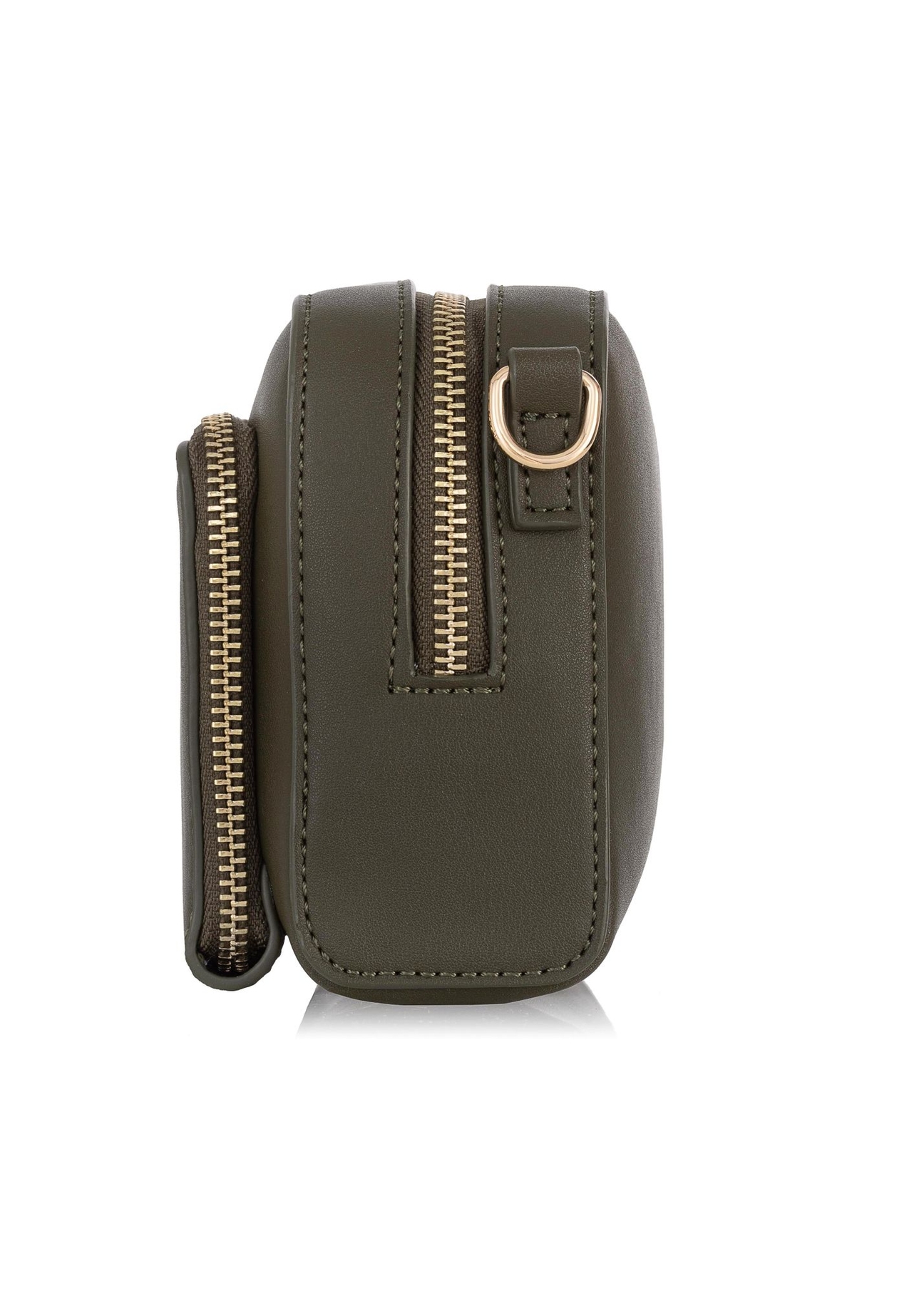 Small cross body bag in khaki color TOREC-0904-55(W24)-03