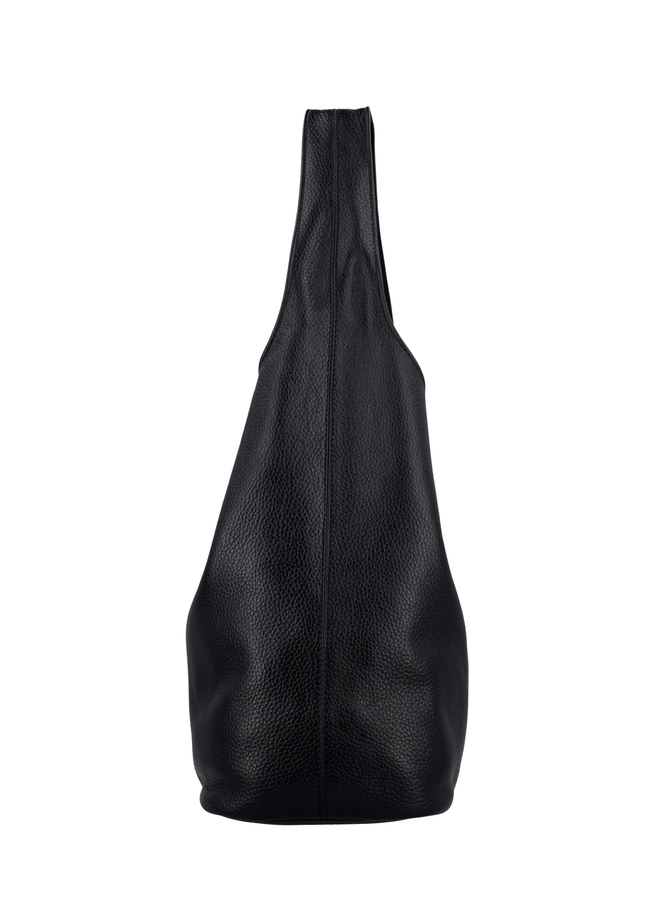 Black leather shopper bag TORES-1372-9I(Z26)