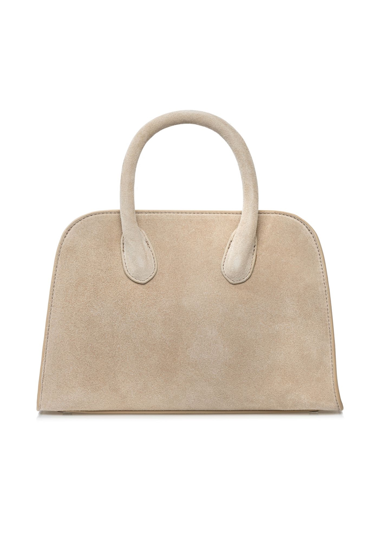 Cream suede women's handbag TORES-1295-0B(W26)