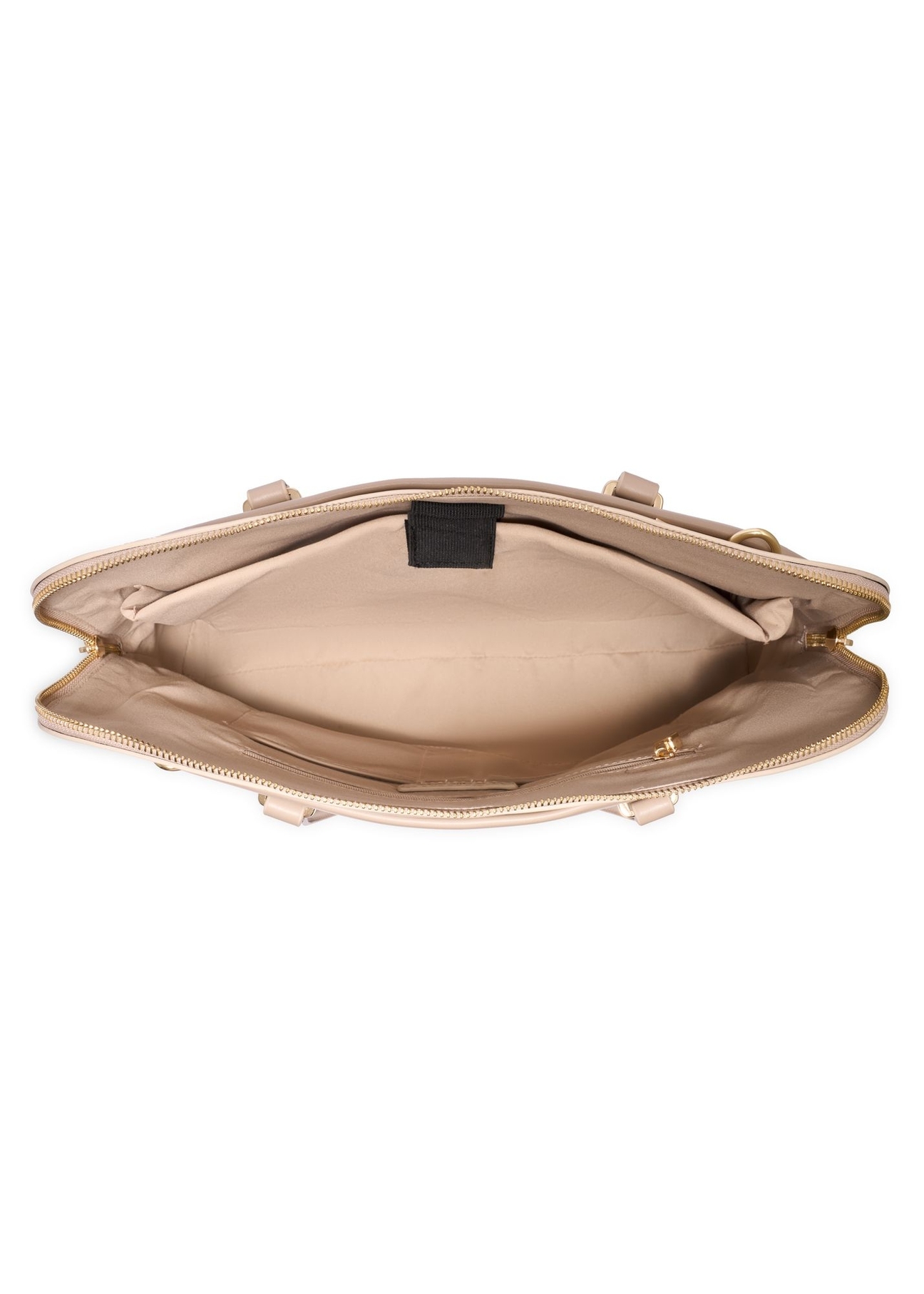 Beige women's bag TOREC-1320-1B(Z26), product view from above on a white background.