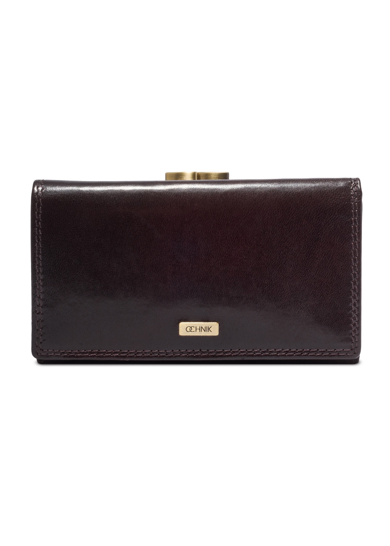 Burgundy Leather Women's Wallet PL-128-4D(KS)