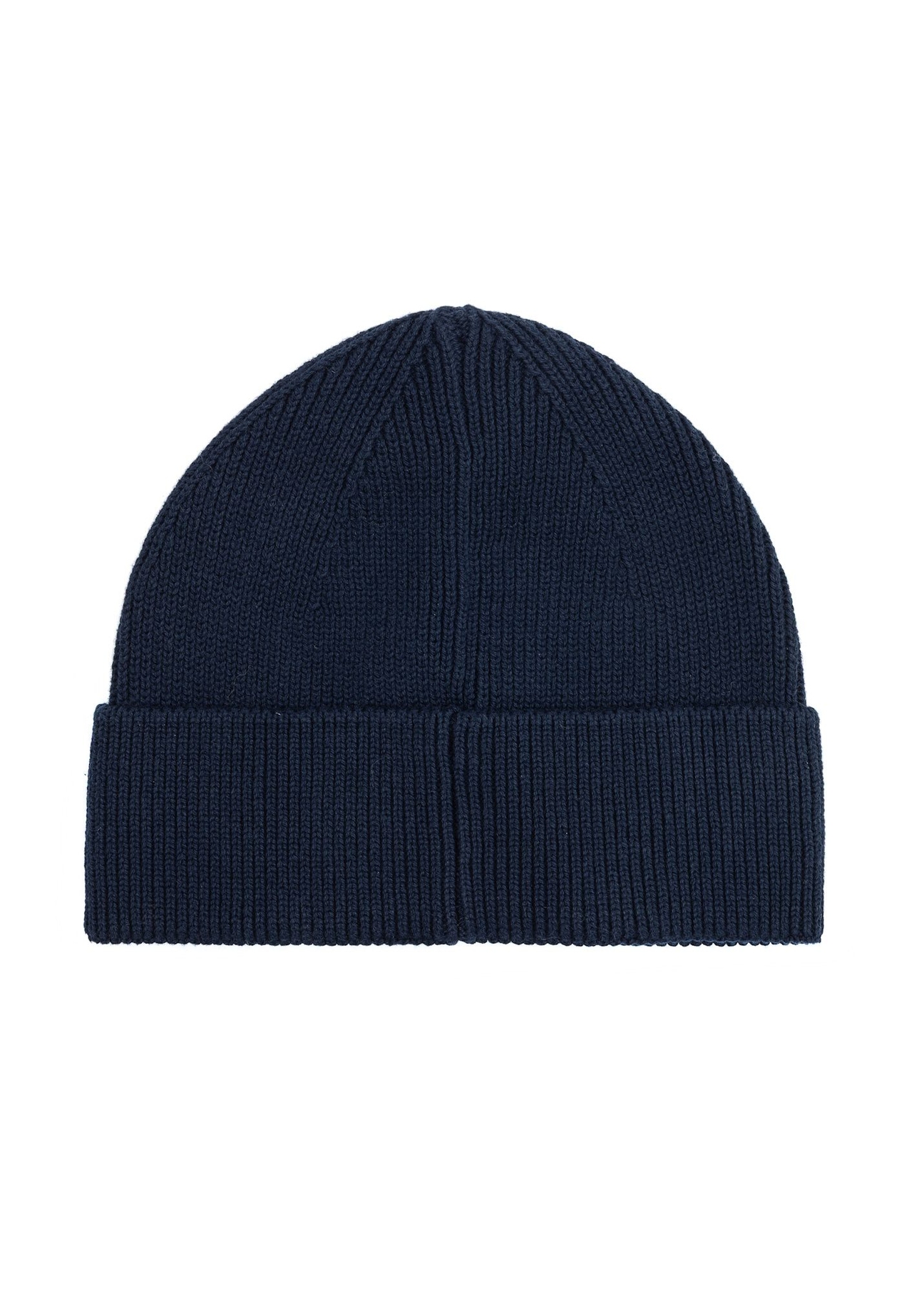 Navy blue classic men's cap CZAMT-0060A-7E(Z26), product view from the back on a white background.