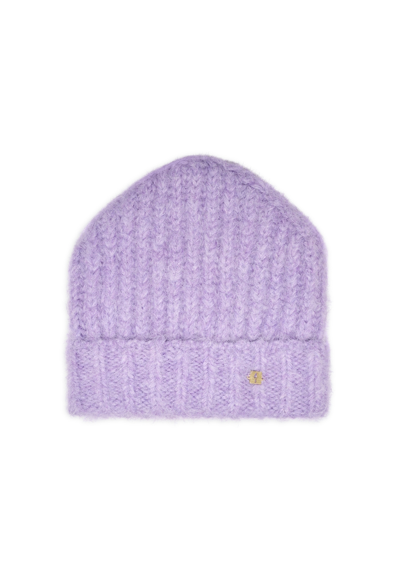 Light purple women's wool hat CZADT-0205-6A(Z26), front product view on white background.