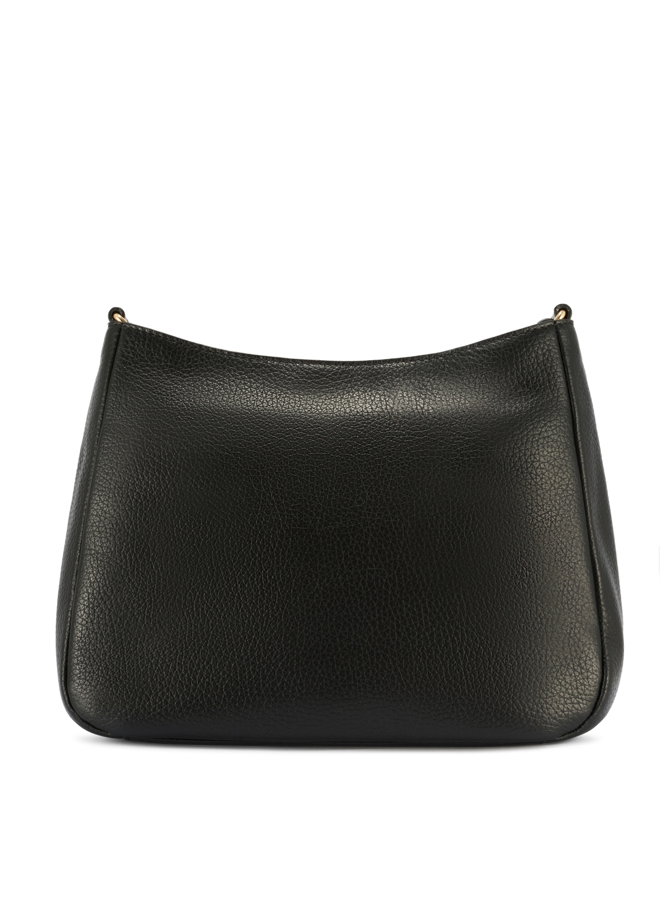 Black women's shoulder bag TORES-1213-9I(W26), product view from the back on a white background.