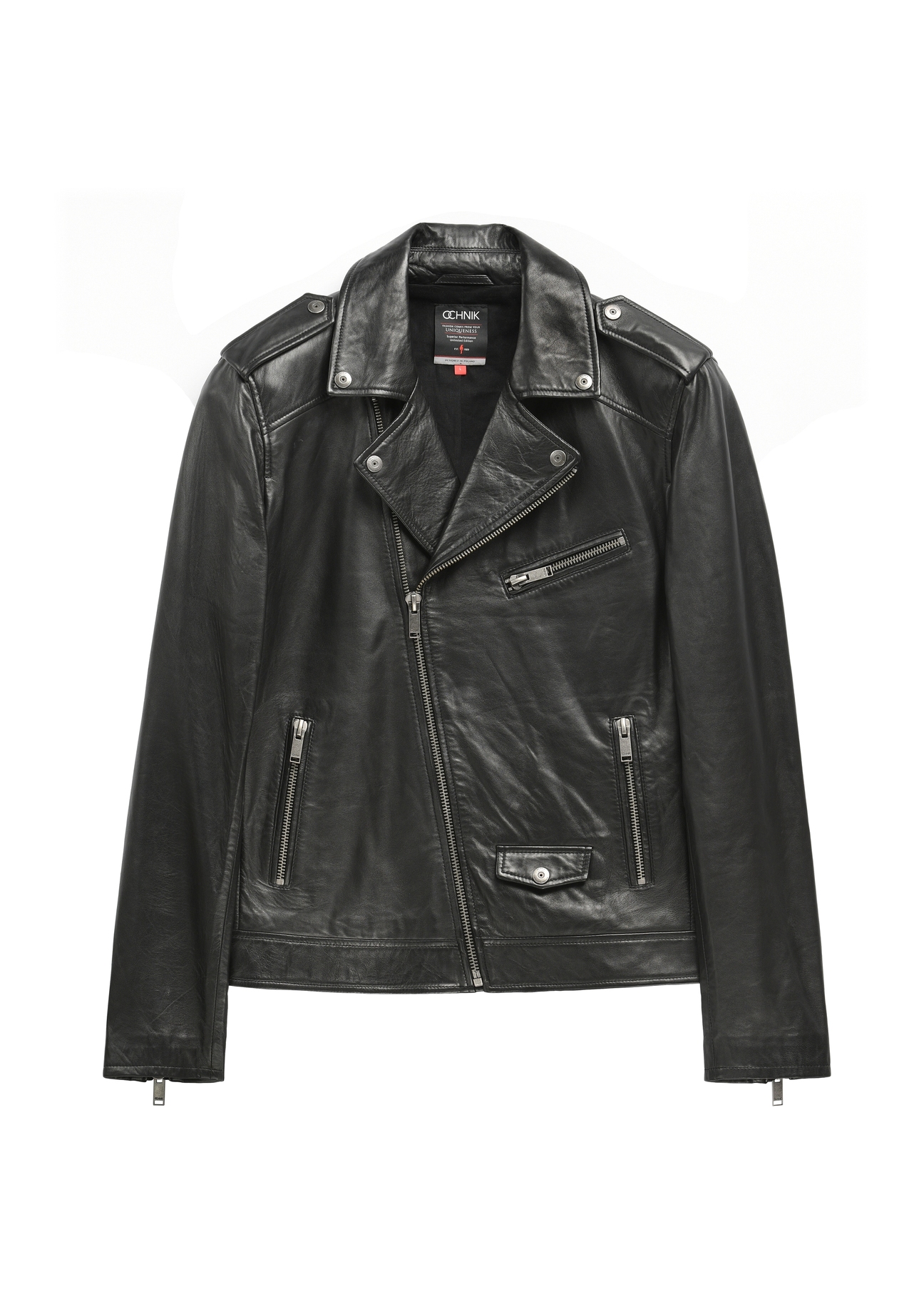 Men's genuine leather biker jacket KURMS-0292-99(KS)