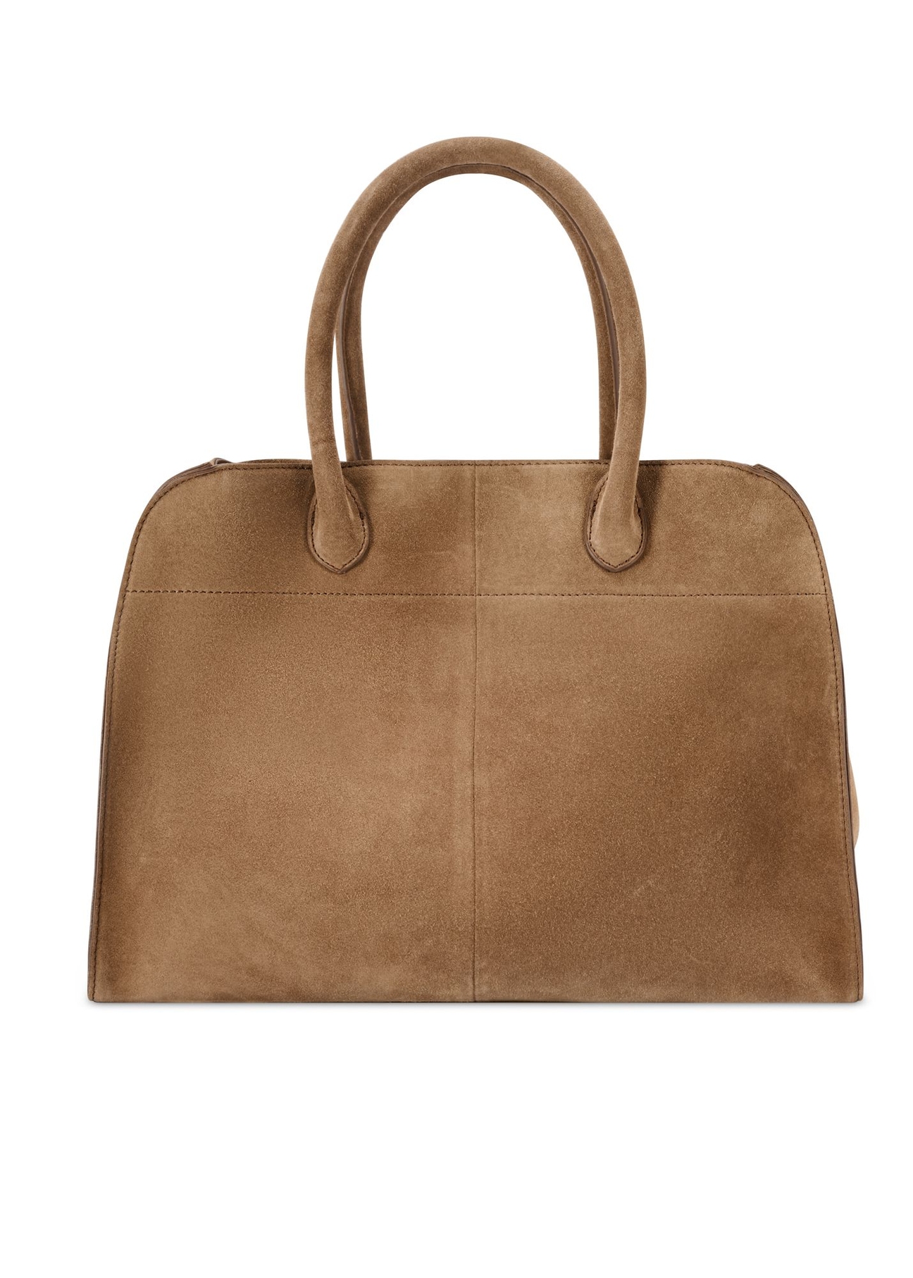 Beige suede handbag TORES-1191-1B(W26)