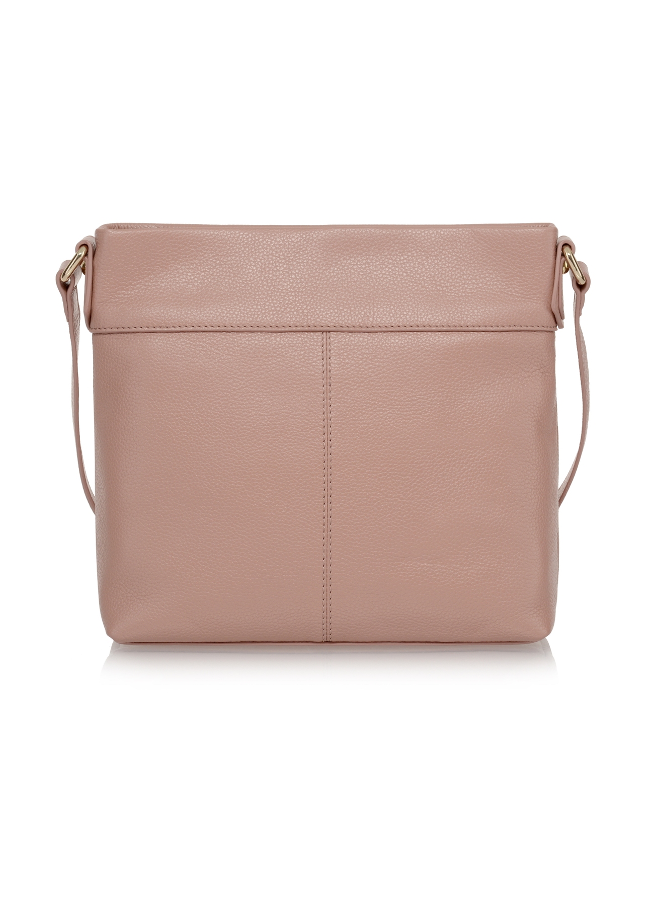 Women's leather shoulder bag with pocket TORES-0896-31(W23)-04