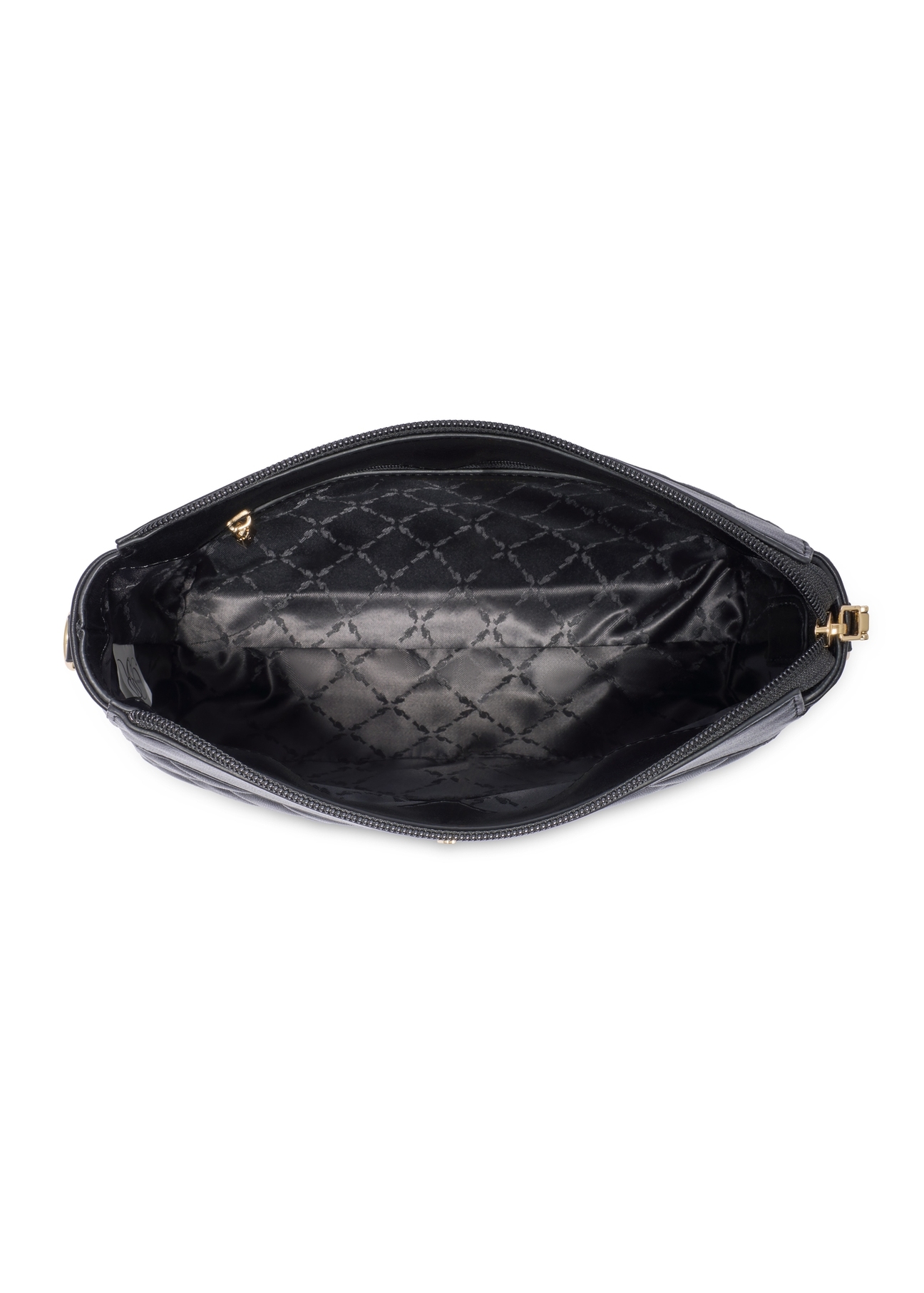 Black quilted women's handbag TOREC-1116-99(W26)