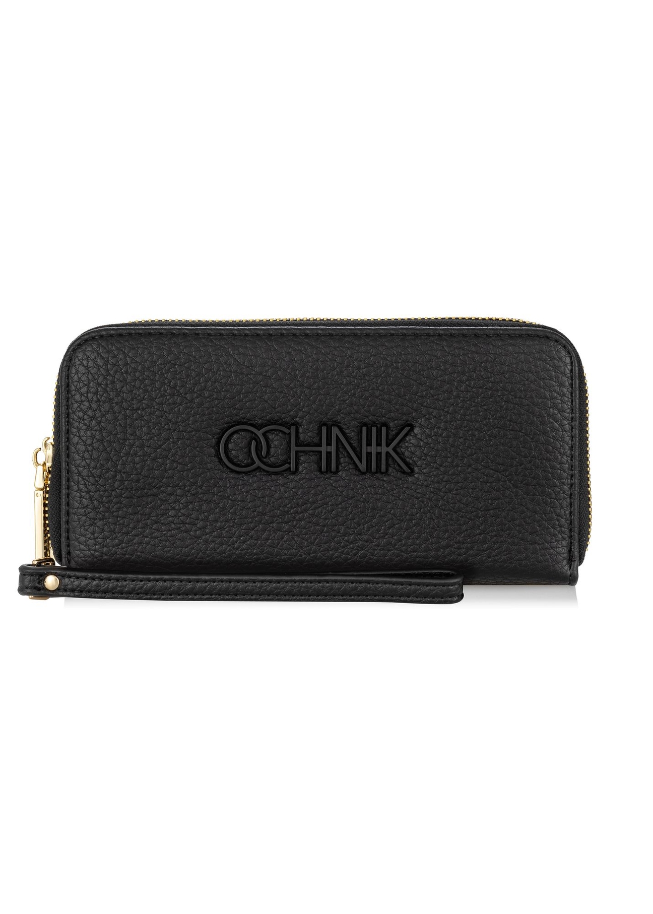 Women's two-compartment black wallet POREC-0376-99(W24)-01