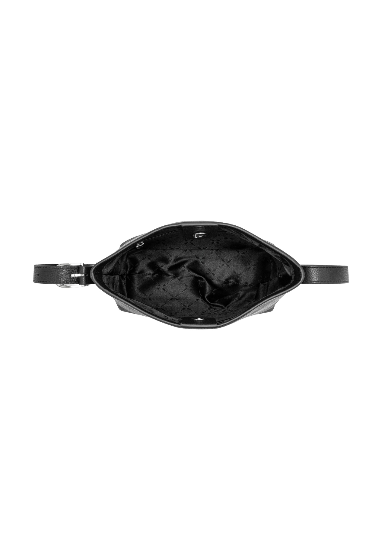 Black large women's handbag TOREC-1258-99(Z26), product view from above on a white background.